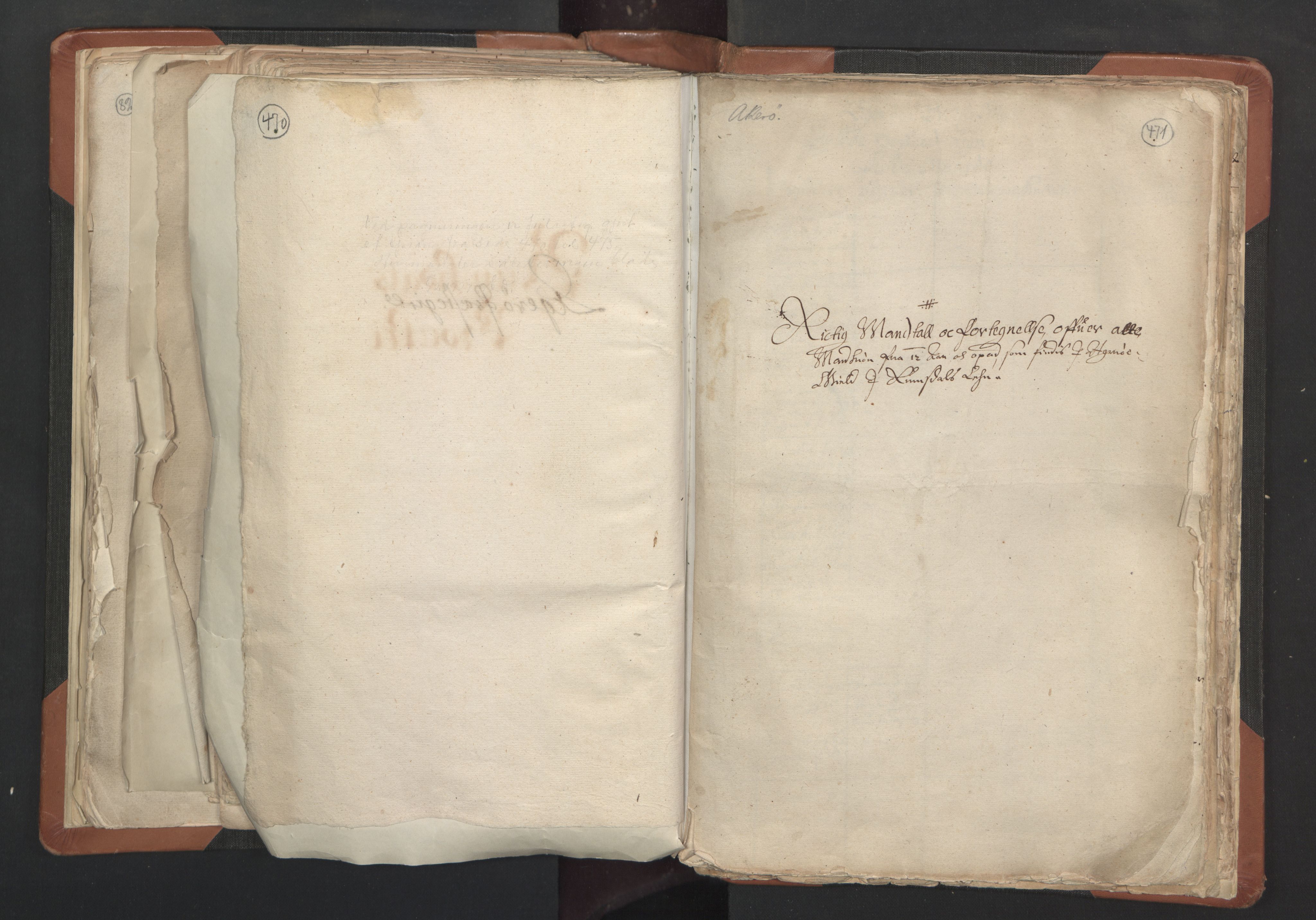RA, Sogneprestenes manntall 1664-1666, nr. 27: Romsdal prosti, 1664-1666, s. 470-471