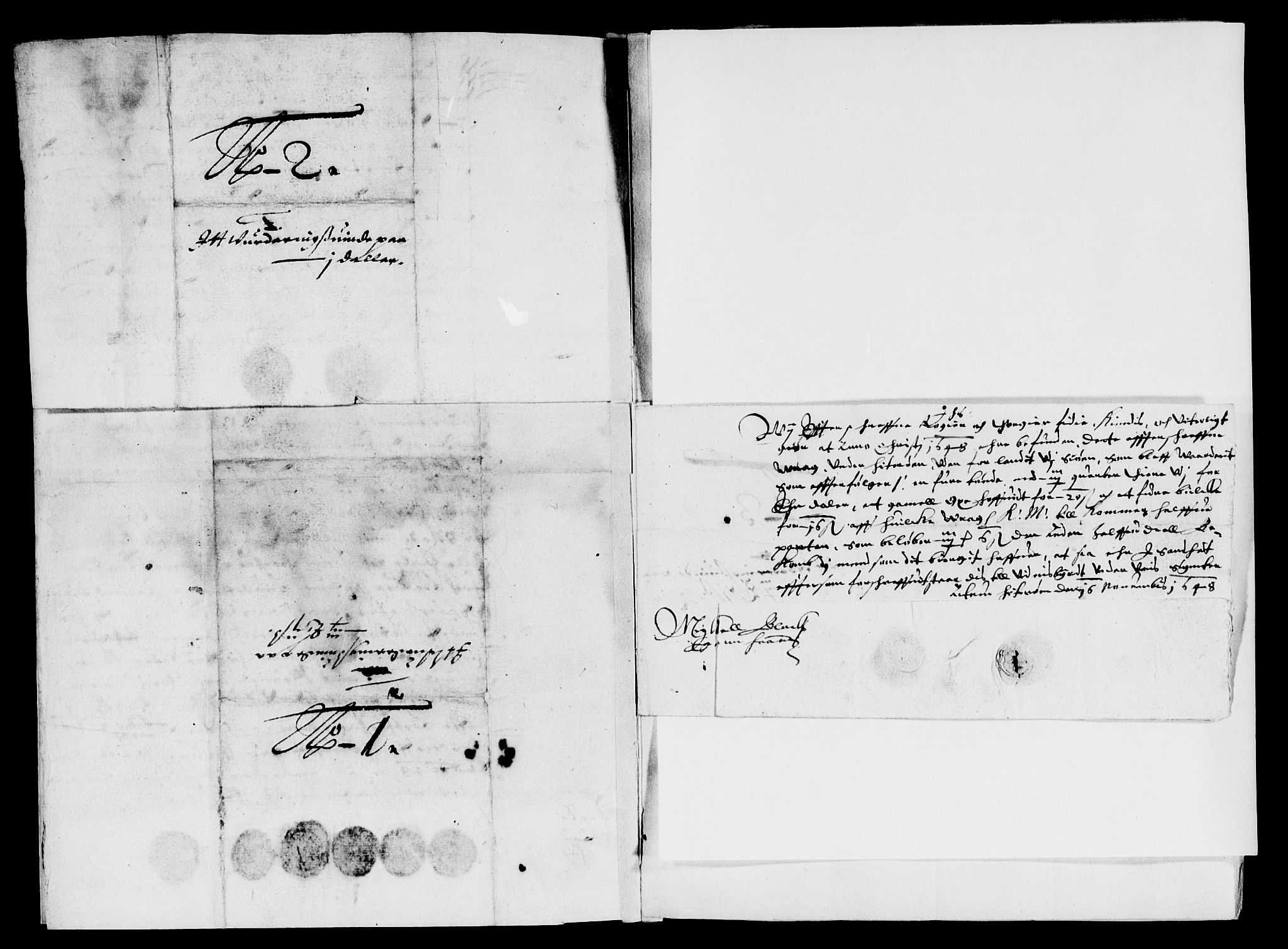 Rentekammeret inntil 1814, Reviderte regnskaper, Lensregnskaper, AV/RA-EA-5023/R/Rb/Rbr/L0017: Lista len, 1646-1649