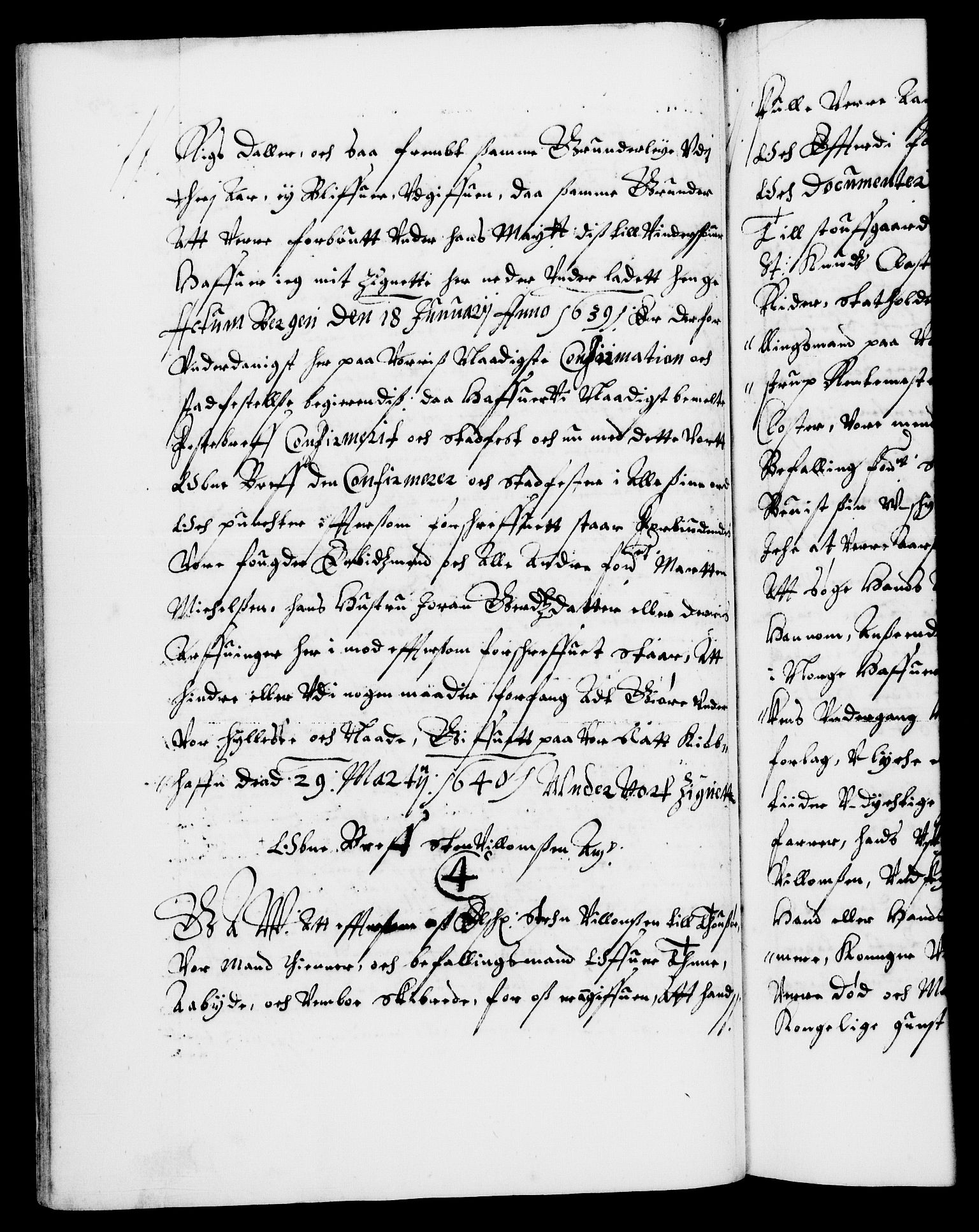 Danske Kanselli 1572-1799, RA/EA-3023/F/Fc/Fca/Fcaa/L0006: Norske registre (mikrofilm), 1637-1642, s. 259b