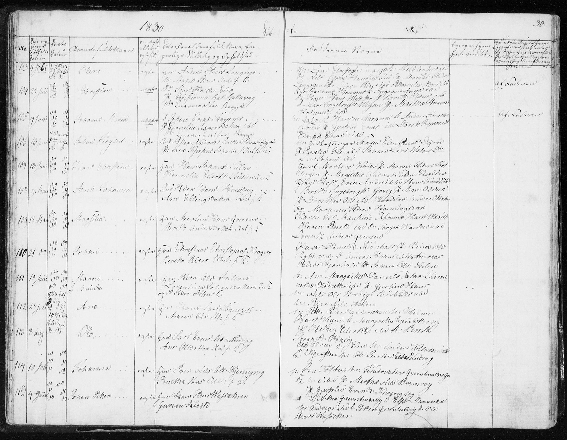 Ministerialprotokoller, klokkerbøker og fødselsregistre - Sør-Trøndelag, SAT/A-1456/634/L0528: Ministerialbok nr. 634A04, 1827-1842, s. 30