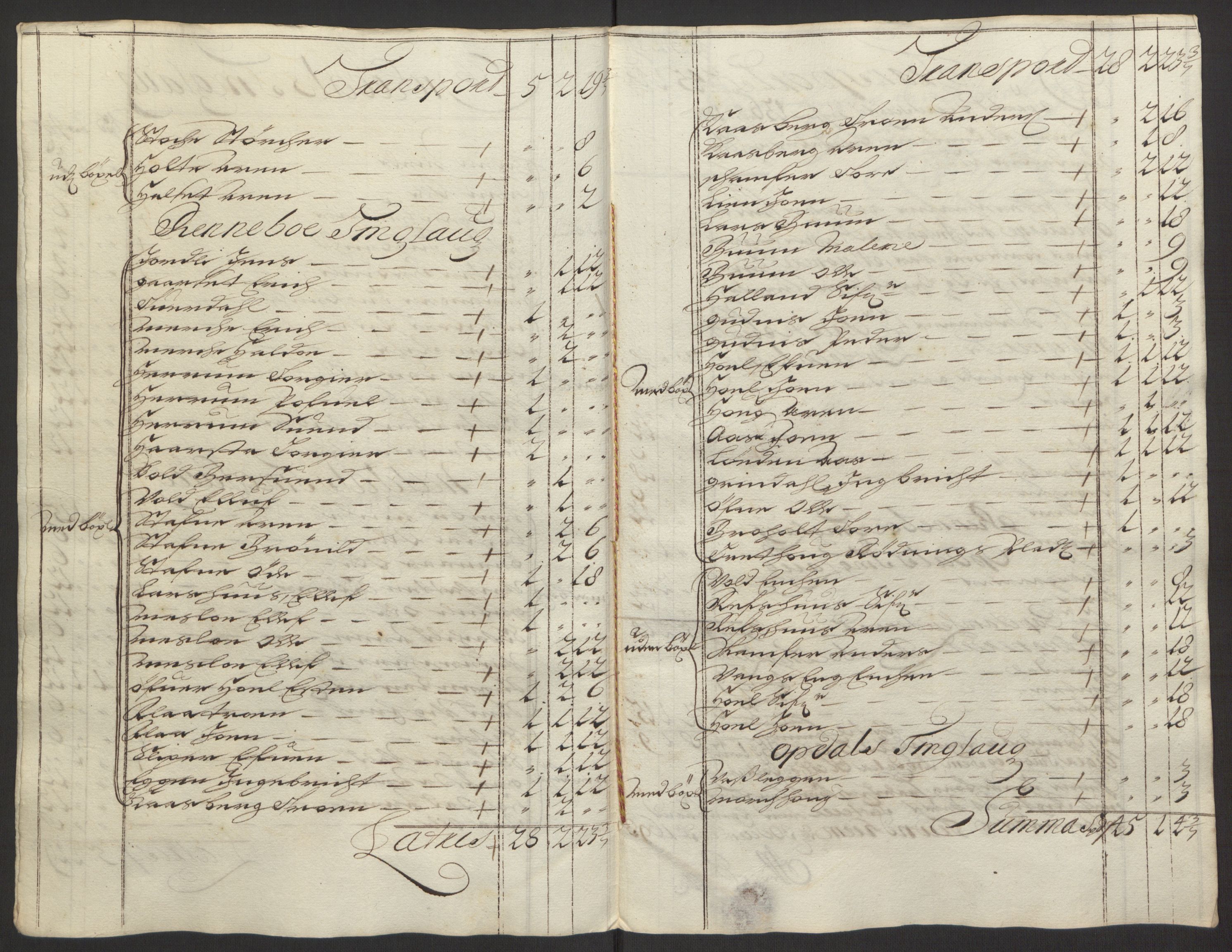 Rentekammeret inntil 1814, Reviderte regnskaper, Fogderegnskap, RA/EA-4092/R58/L3938: Fogderegnskap Orkdal, 1693, s. 130