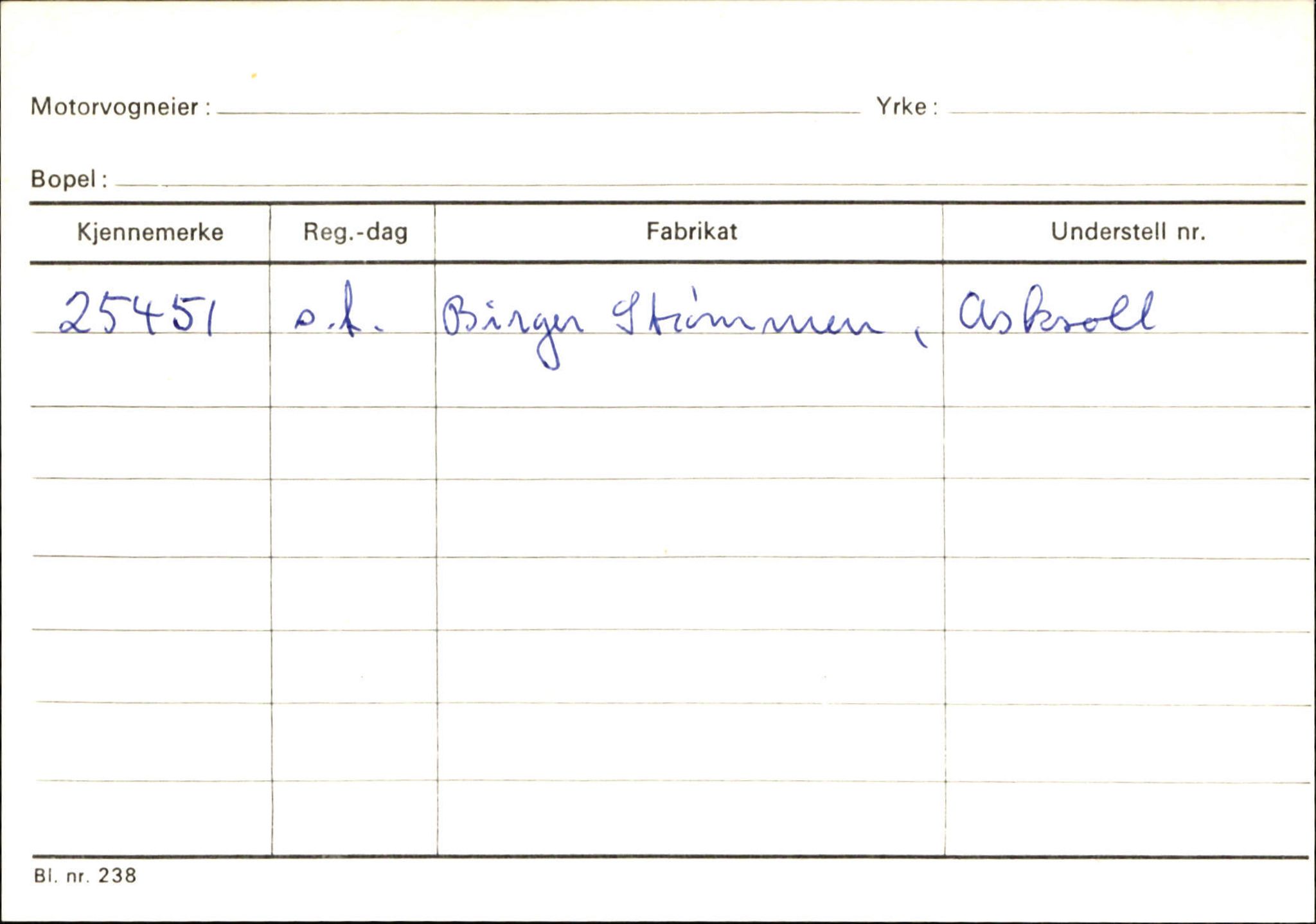 Statens vegvesen, Sogn og Fjordane vegkontor, AV/SAB-A-5301/4/F/L0132: Eigarregister Askvoll A-Å. Balestrand A-Å, 1945-1975, s. 17