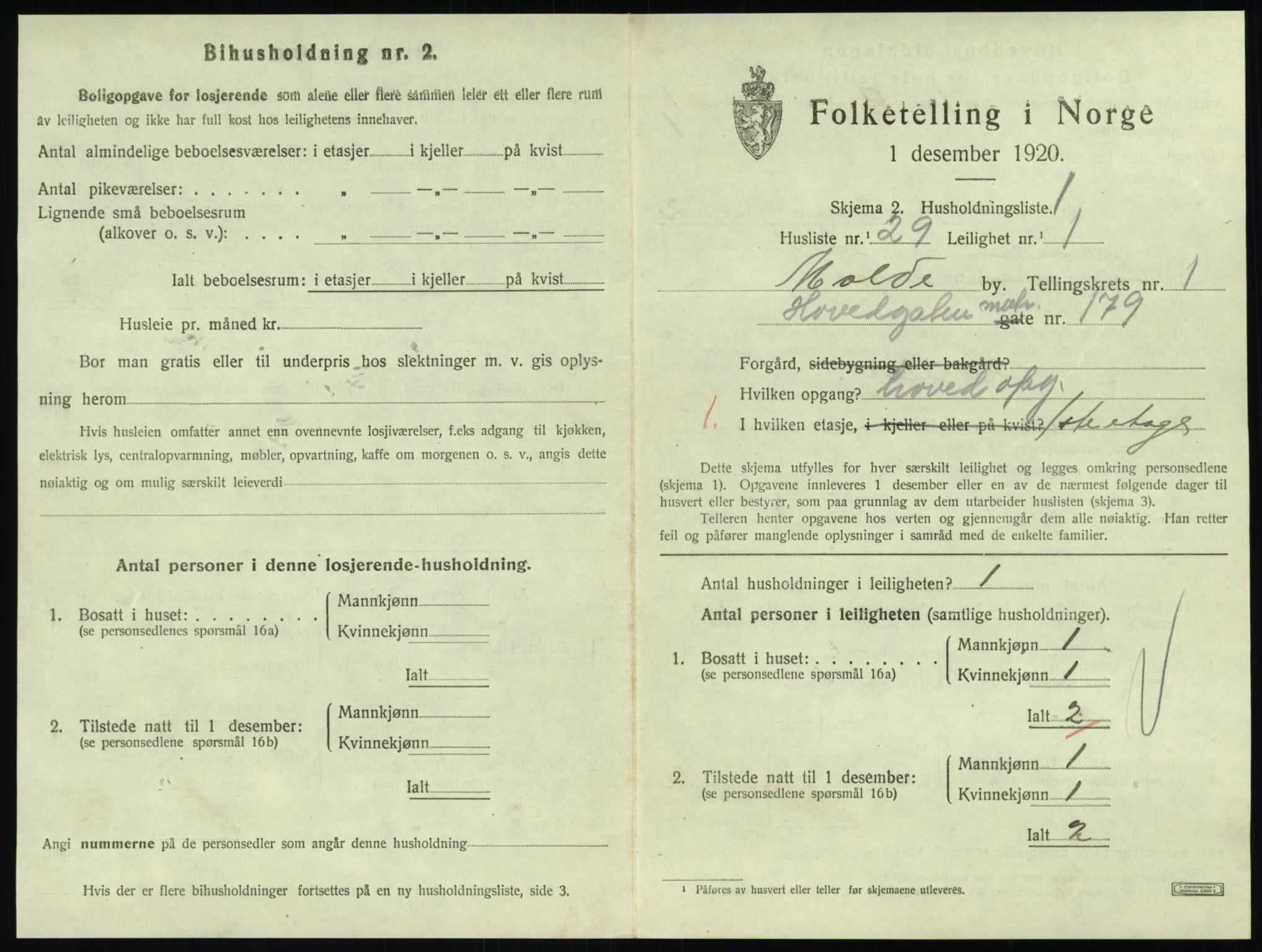 SAT, Folketelling 1920 for 1502 Molde kjøpstad, 1920, s. 897