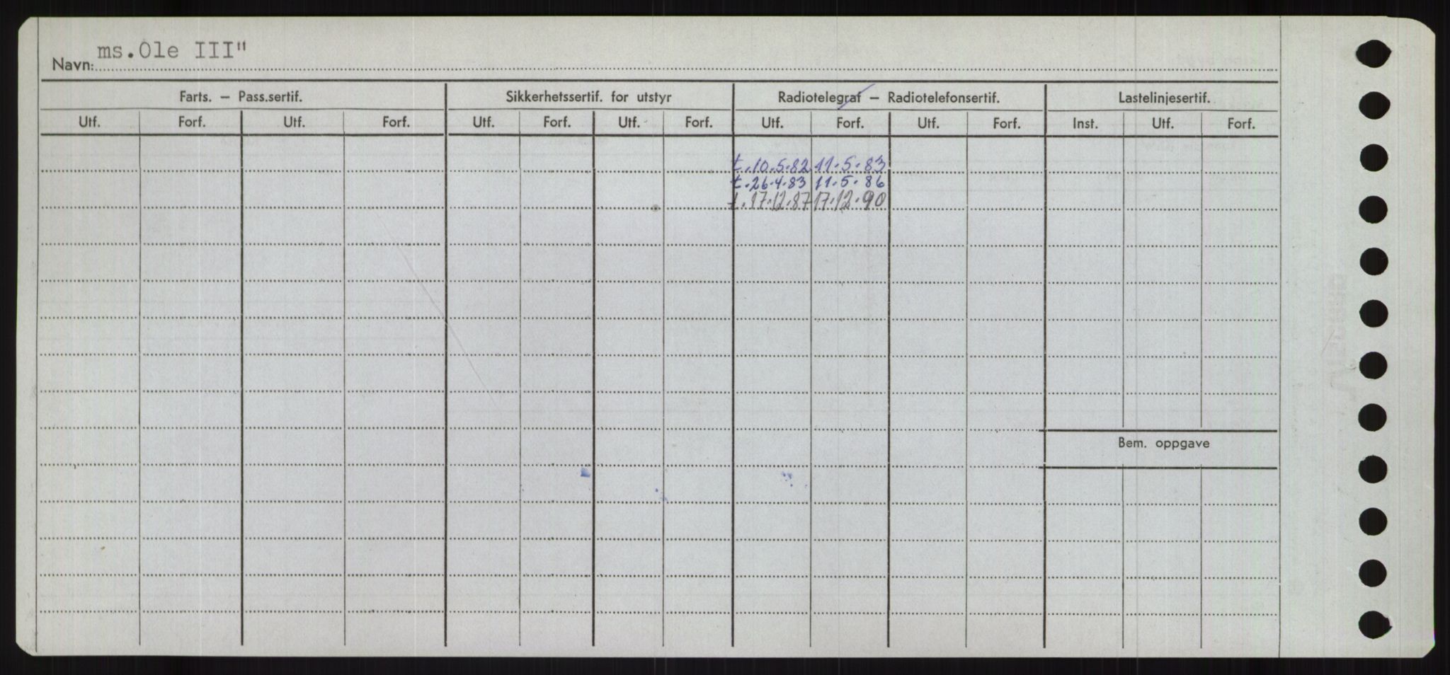 Sjøfartsdirektoratet med forløpere, Skipsmålingen, RA/S-1627/H/Ha/L0004/0002: Fartøy, Mas-R / Fartøy, Odin-R, s. 46