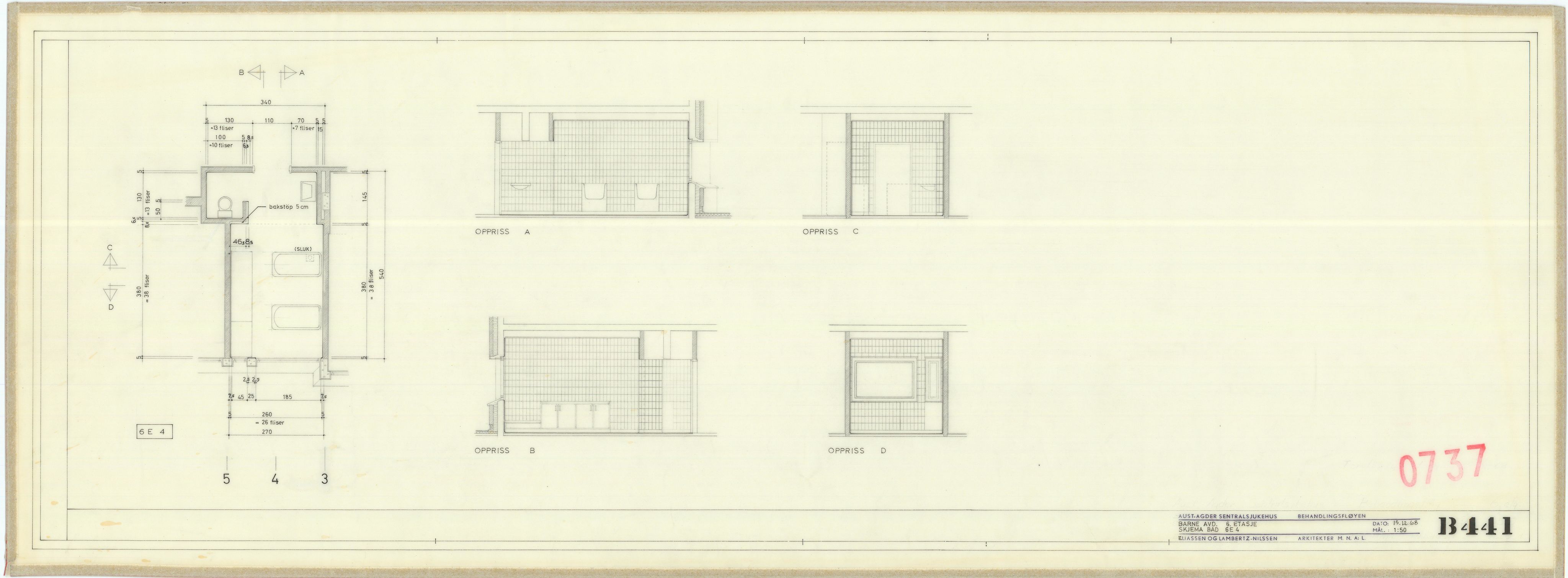 Eliassen og Lambertz-Nilssen Arkitekter, AAKS/PA-2983/T/T02/L0007: Tegningskogger 0737, 1967-1972, s. 41