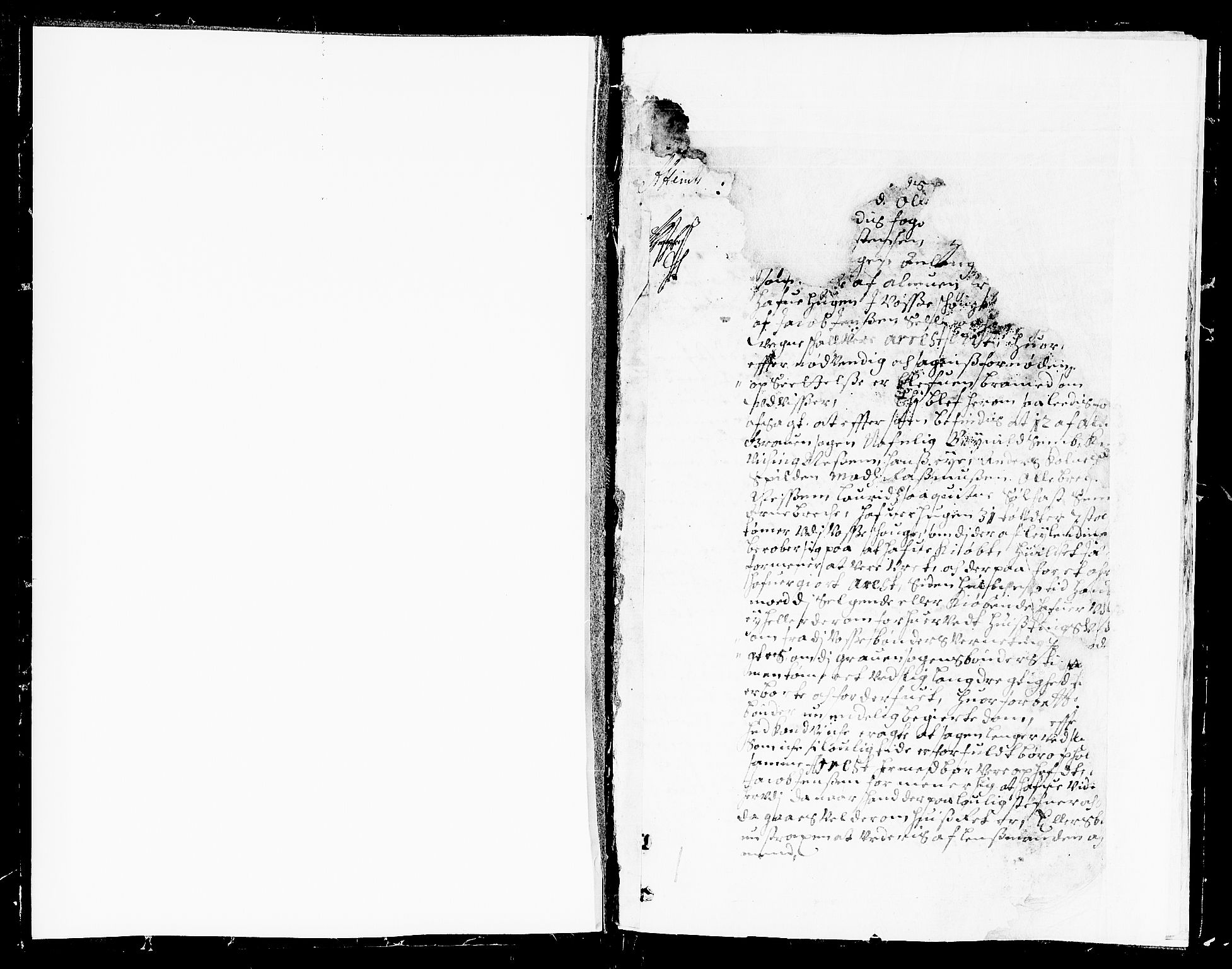 Hardanger og Voss sorenskriveri, AV/SAB-A-2501/1/1A/1Ac/L0008: Tingbok for Hardanger, Lysekloster og Halsnøy kloster, 1677, s. 0b-1a