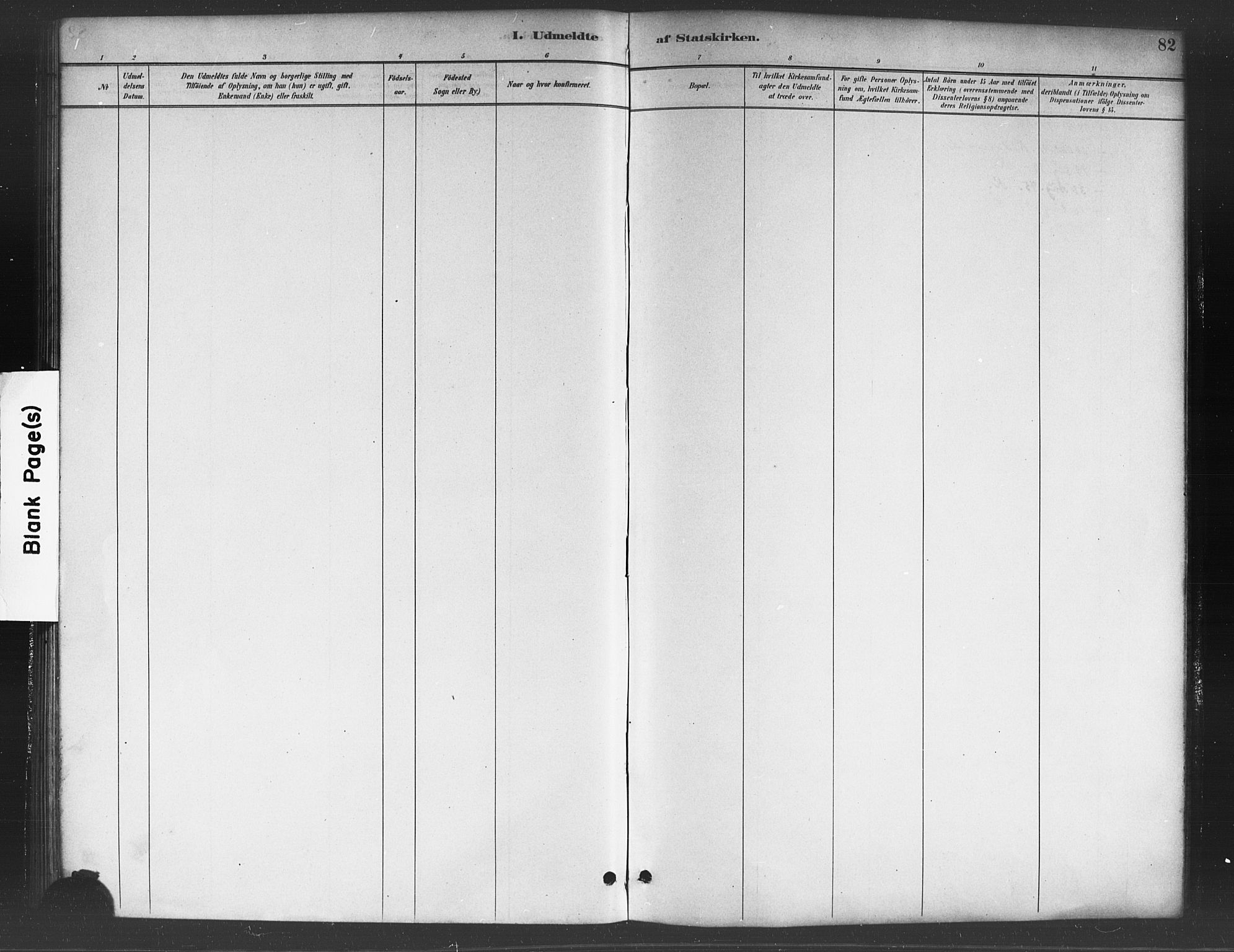 Skjeberg prestekontor Kirkebøker, SAO/A-10923/F/Fc/L0001: Ministerialbok nr. III 1, 1886-1897, s. 82