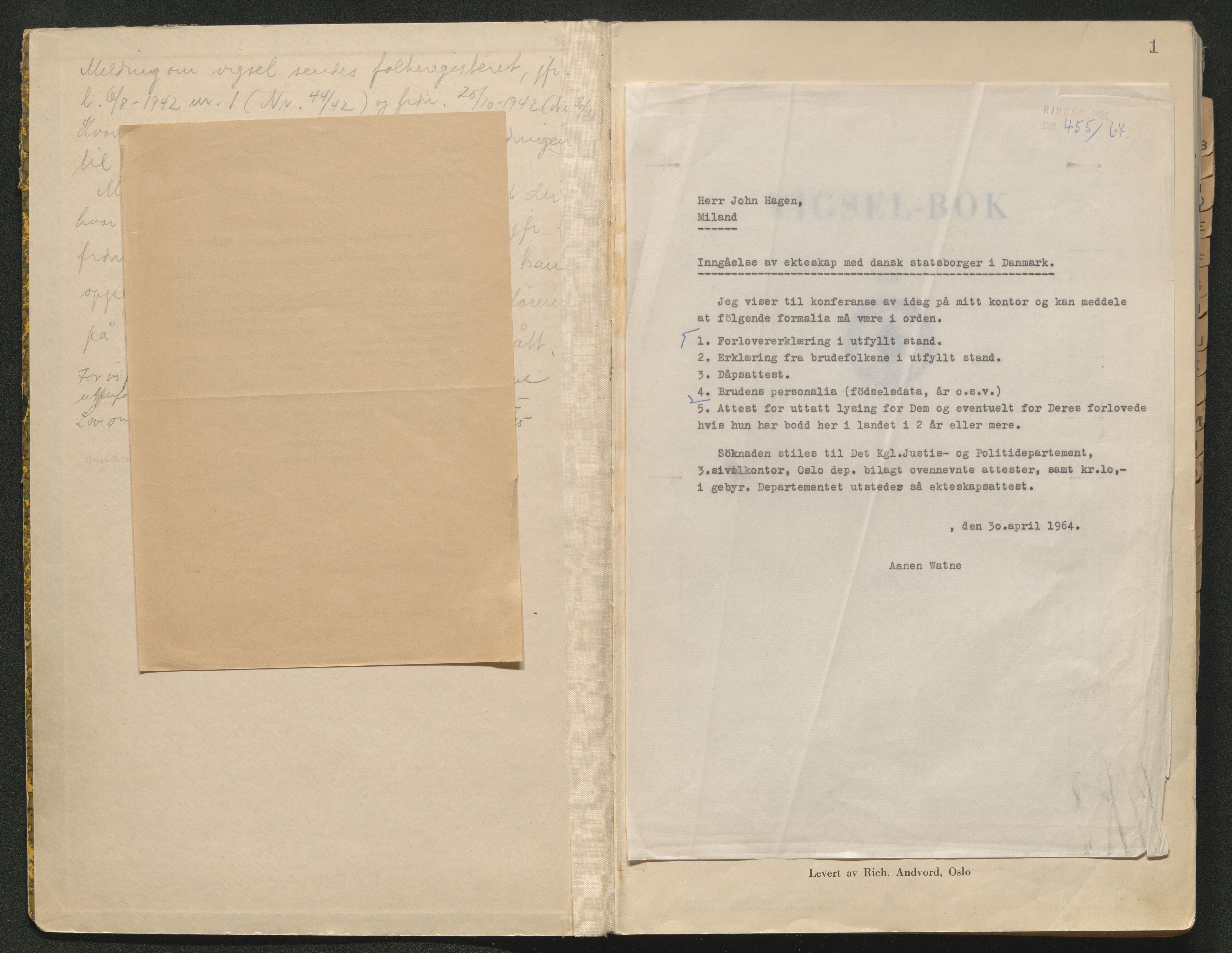 Tinn og Heddal sorenskriveri, SAKO/A-212/L/La/L0005: Vigselsbok - Tinn, 1943-1969
