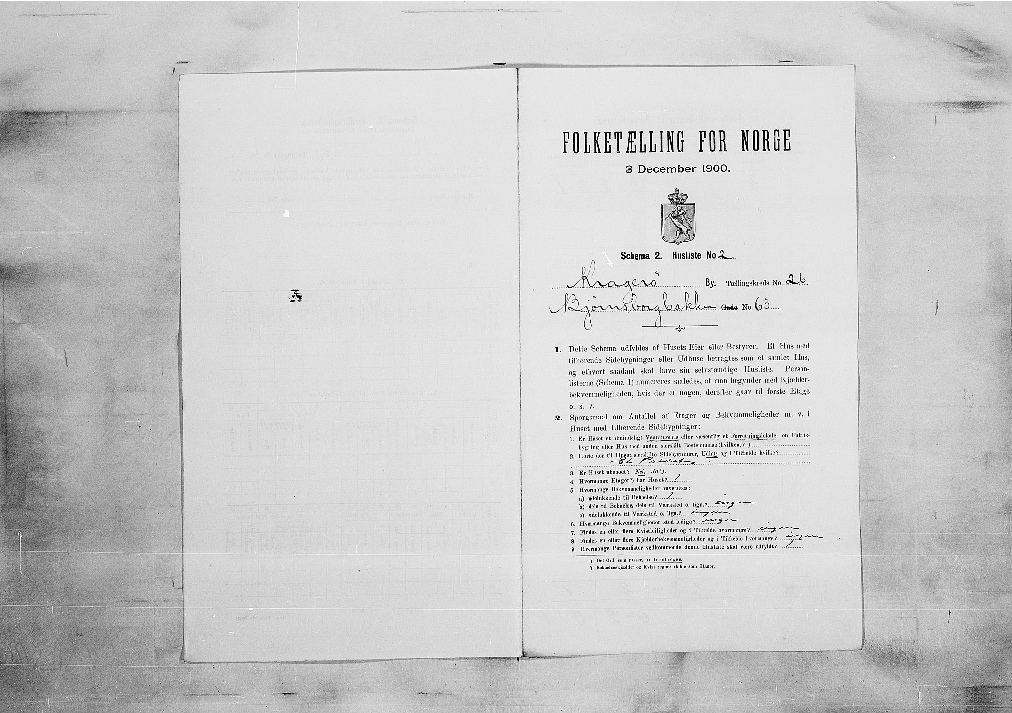 SAKO, Folketelling 1900 for 0801 Kragerø kjøpstad, 1900, s. 3235