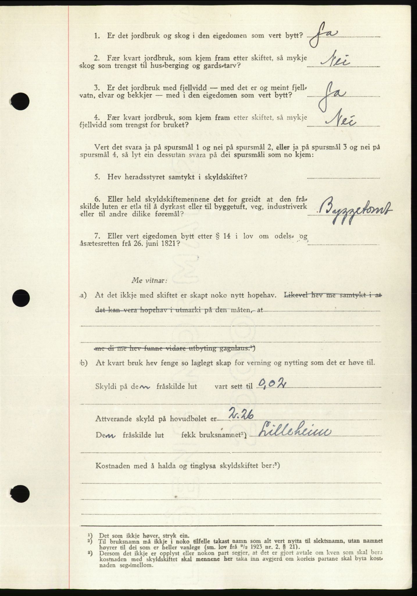 Søre Sunnmøre sorenskriveri, AV/SAT-A-4122/1/2/2C/L0081: Pantebok nr. 7A, 1947-1948, Dagboknr: 1160/1947