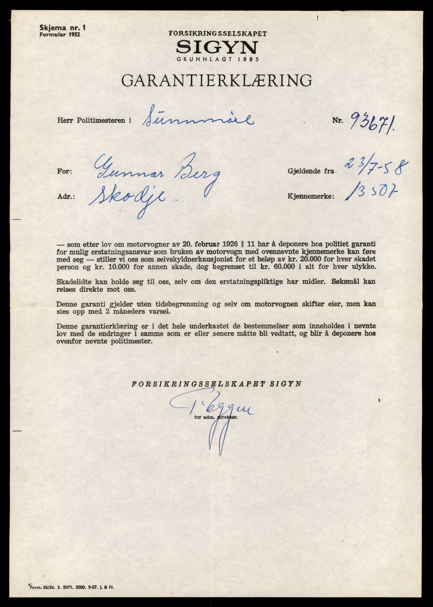 Møre og Romsdal vegkontor - Ålesund trafikkstasjon, AV/SAT-A-4099/F/Fe/L0039: Registreringskort for kjøretøy T 13361 - T 13530, 1927-1998, s. 2610