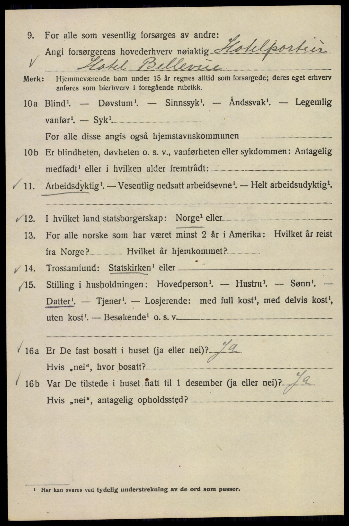 SAO, Folketelling 1920 for 0301 Kristiania kjøpstad, 1920, s. 351178