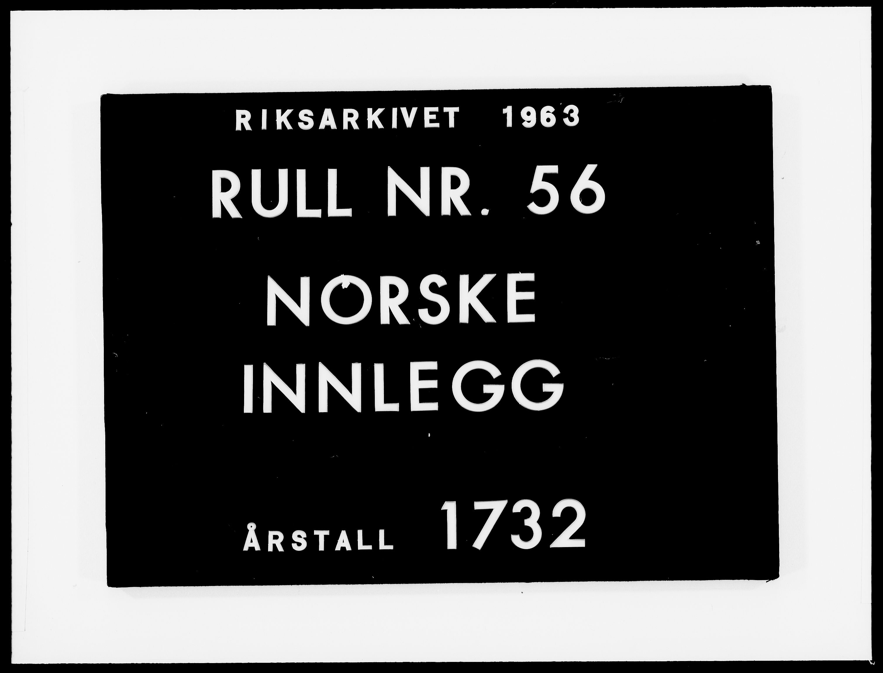 Danske Kanselli 1572-1799, AV/RA-EA-3023/F/Fc/Fcc/Fcca/L0112: Norske innlegg 1572-1799, 1732, s. 393