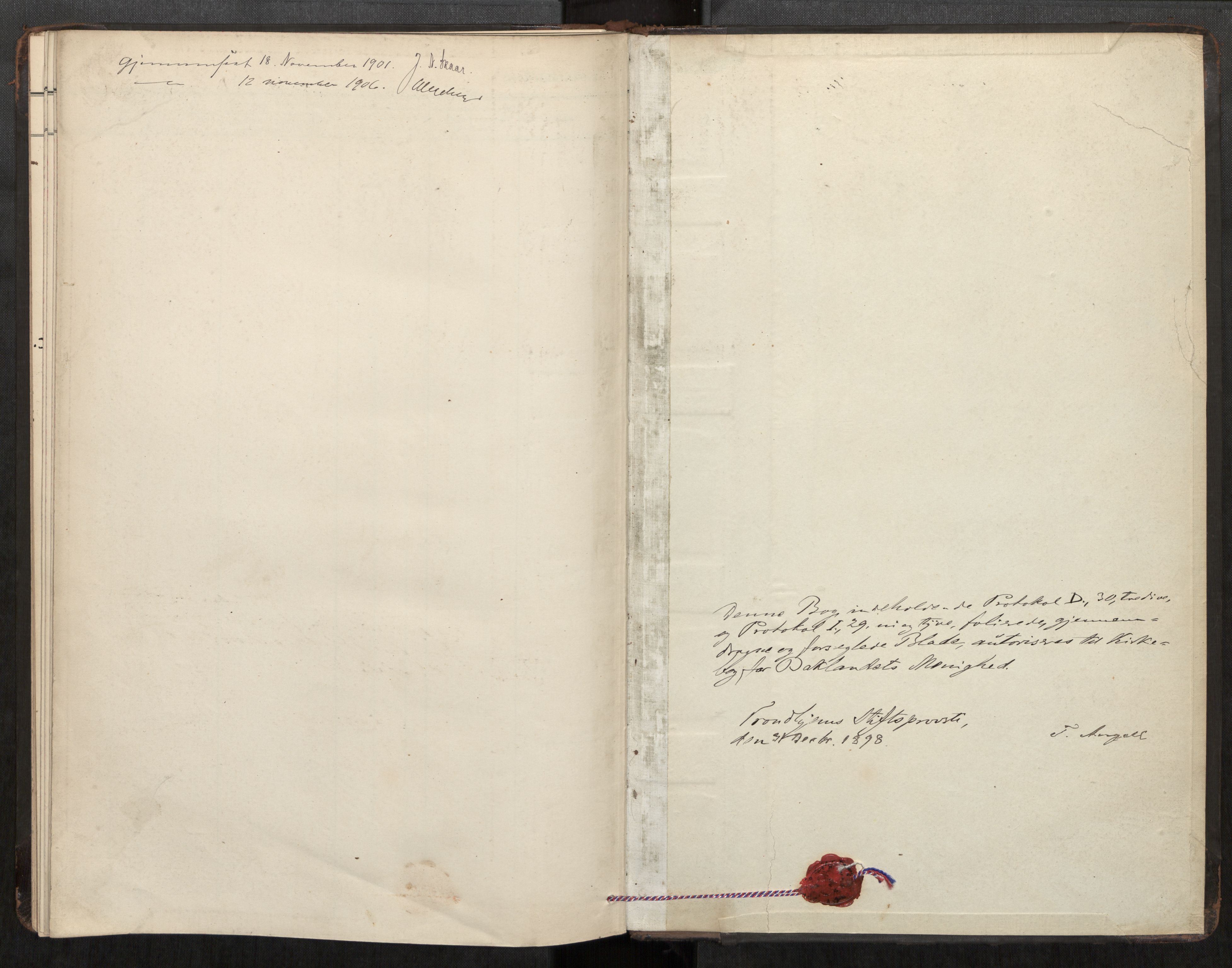 Bakklandet sokneprestkontor, AV/SAT-A-1127: Ministerialbok nr. 604A31, 1899-1920