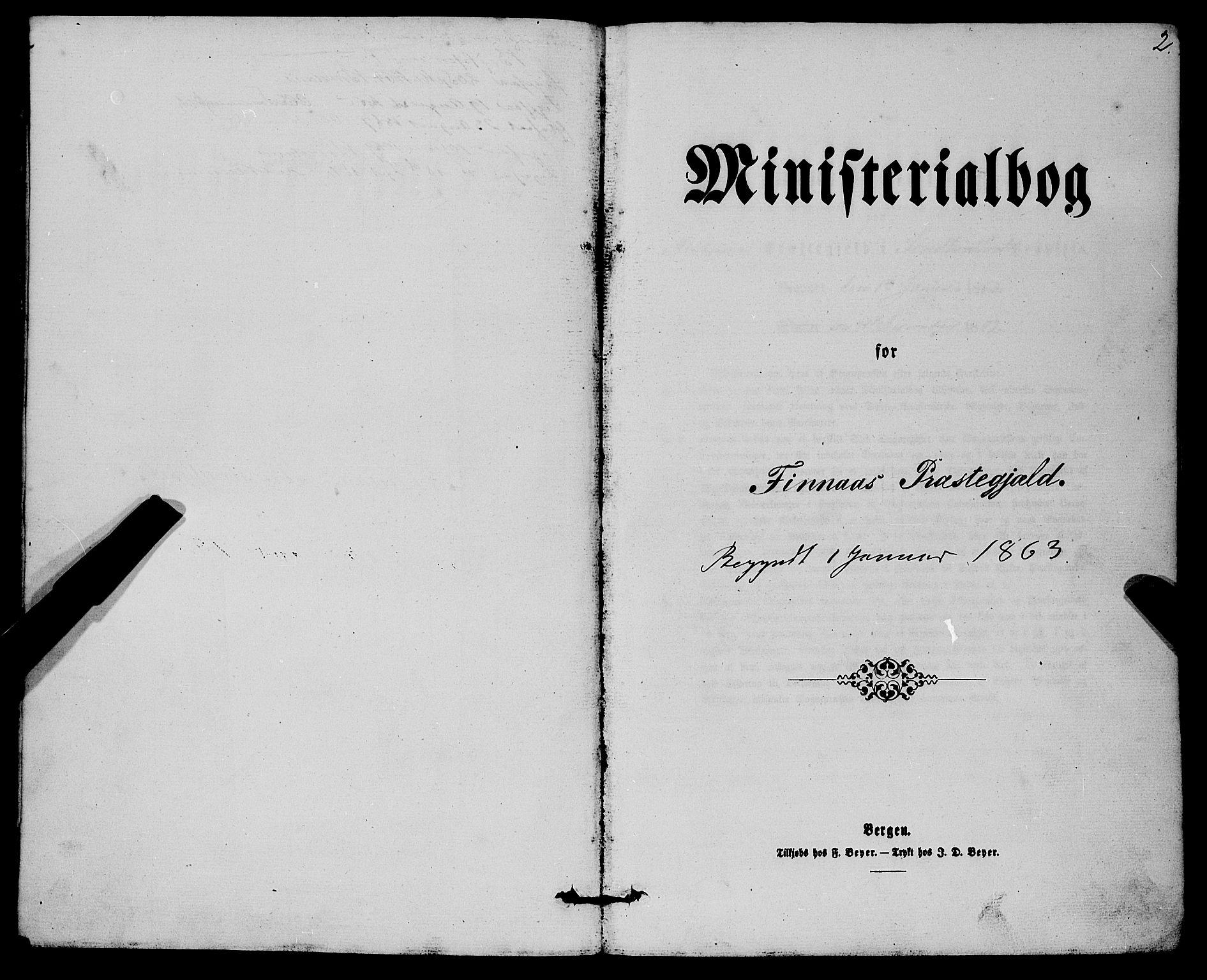 Finnås sokneprestembete, SAB/A-99925/H/Ha/Haa/Haaa/L0008: Ministerialbok nr. A 8, 1863-1872, s. 2