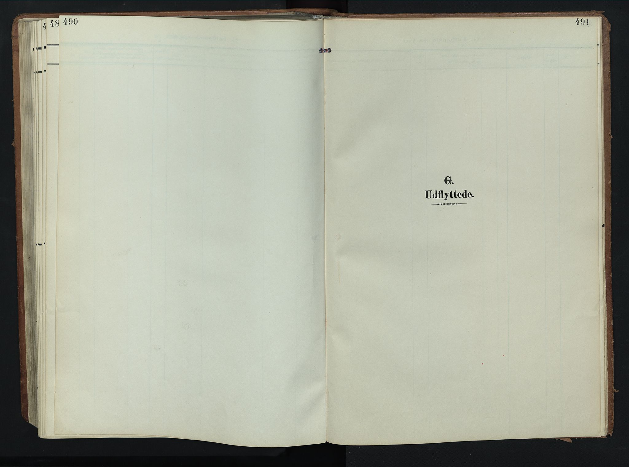Rendalen prestekontor, SAH/PREST-054/H/Ha/Hab/L0004: Klokkerbok nr. 4, 1904-1946, s. 490-491