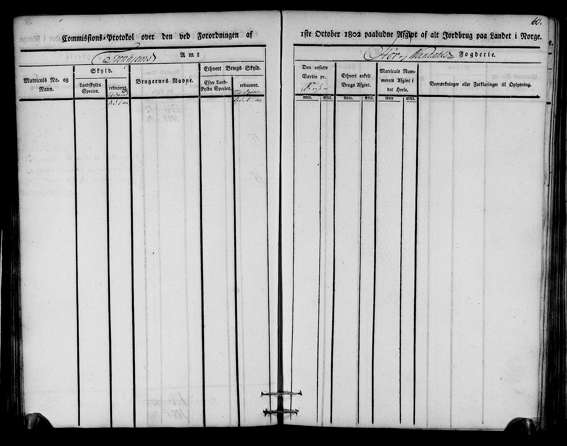 Rentekammeret inntil 1814, Realistisk ordnet avdeling, AV/RA-EA-4070/N/Ne/Nea/L0148: Stjørdal og Verdal fogderi. Kommisjonsprotokoll, 1803, s. 61