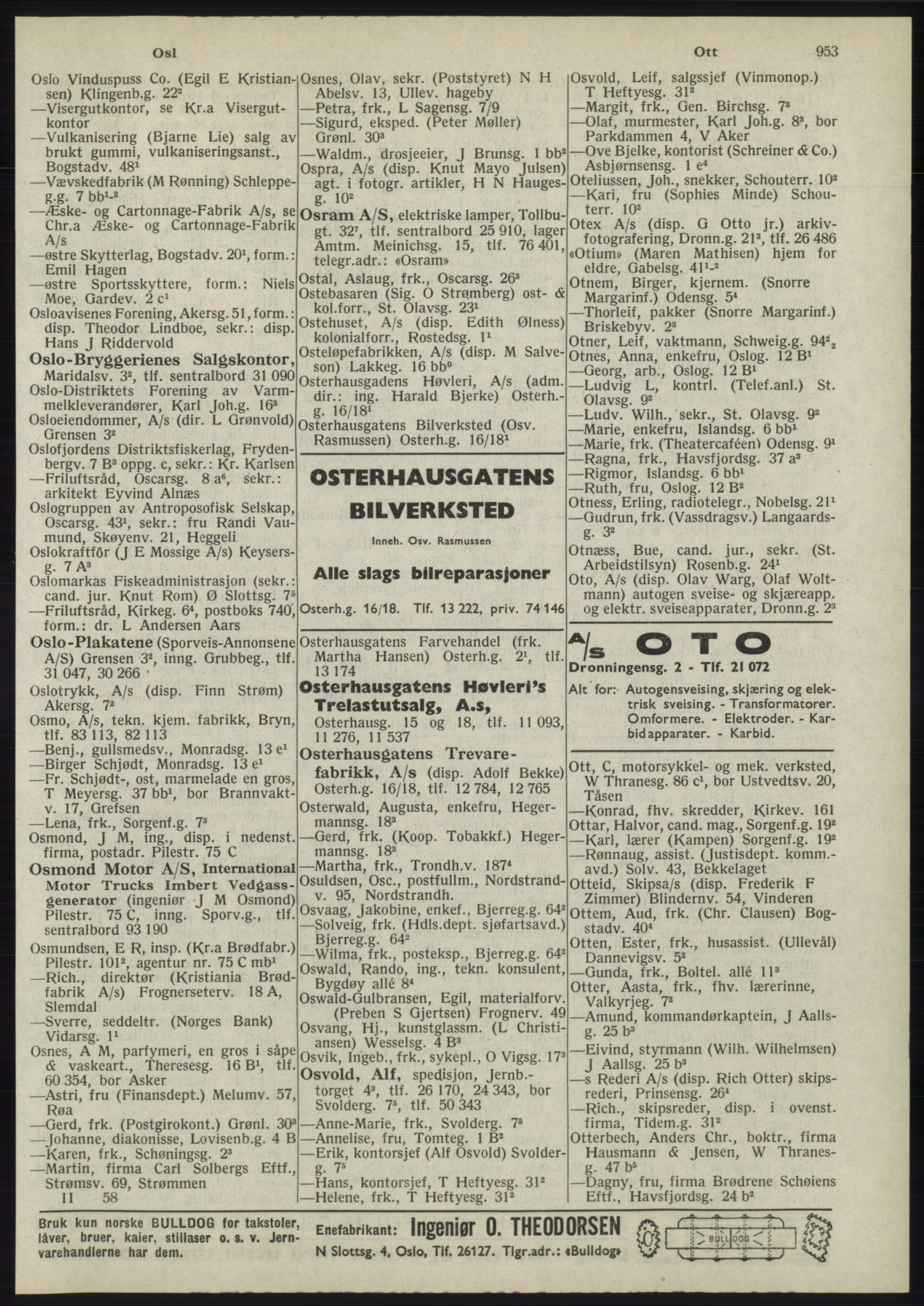 Kristiania/Oslo adressebok, PUBL/-, 1945, s. 949