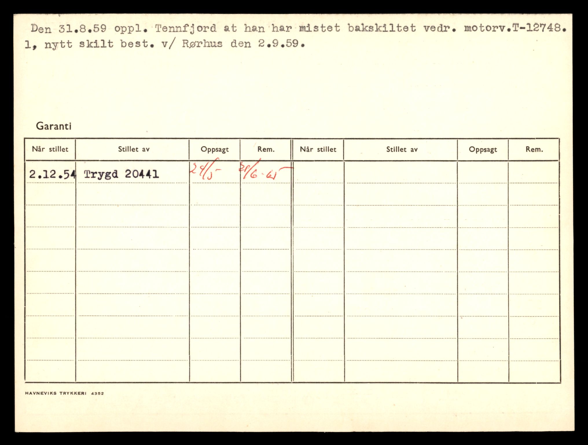 Møre og Romsdal vegkontor - Ålesund trafikkstasjon, AV/SAT-A-4099/F/Fe/L0035: Registreringskort for kjøretøy T 12653 - T 12829, 1927-1998, s. 1805