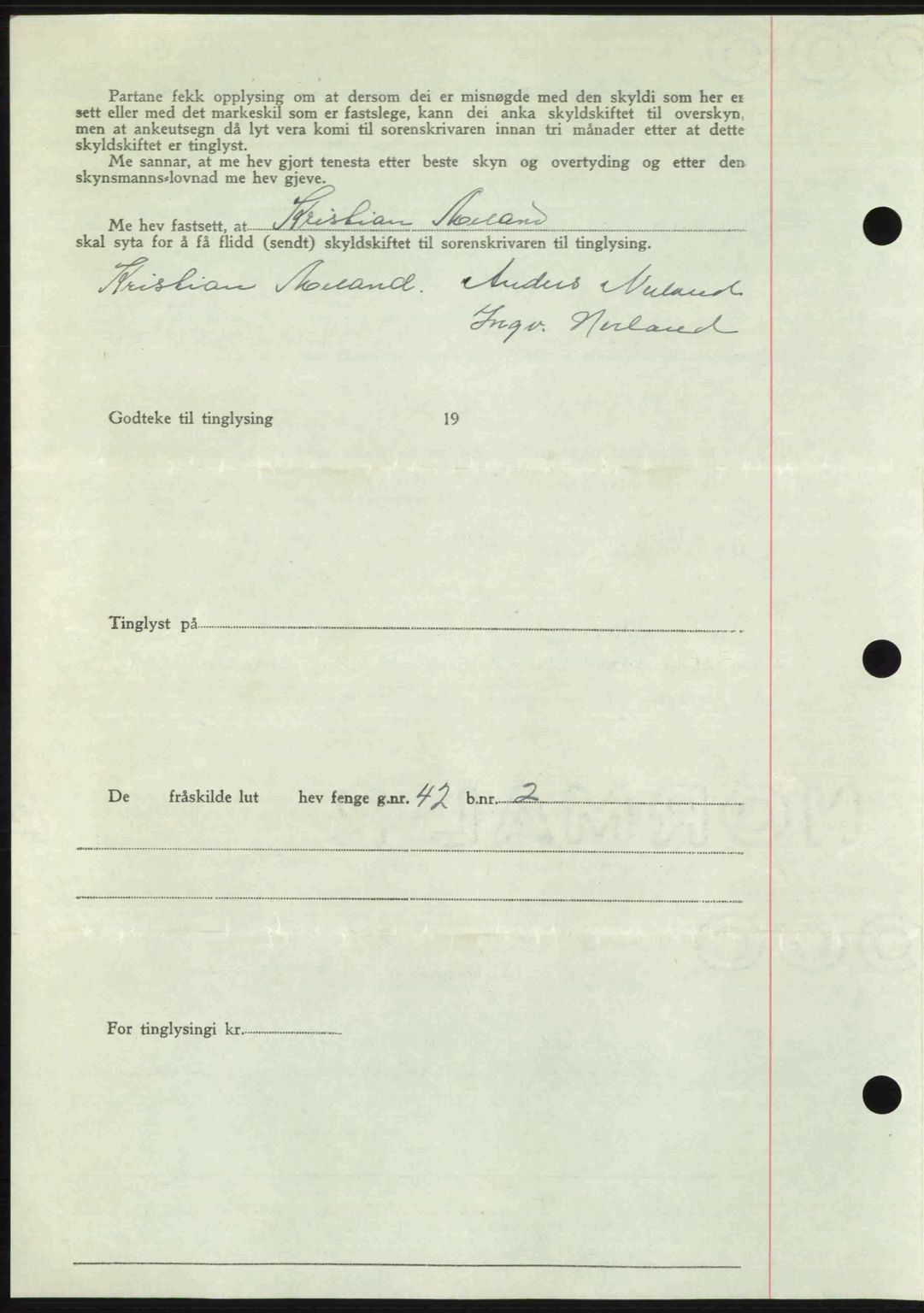 Romsdal sorenskriveri, AV/SAT-A-4149/1/2/2C: Pantebok nr. A23, 1947-1947, Dagboknr: 1510/1947