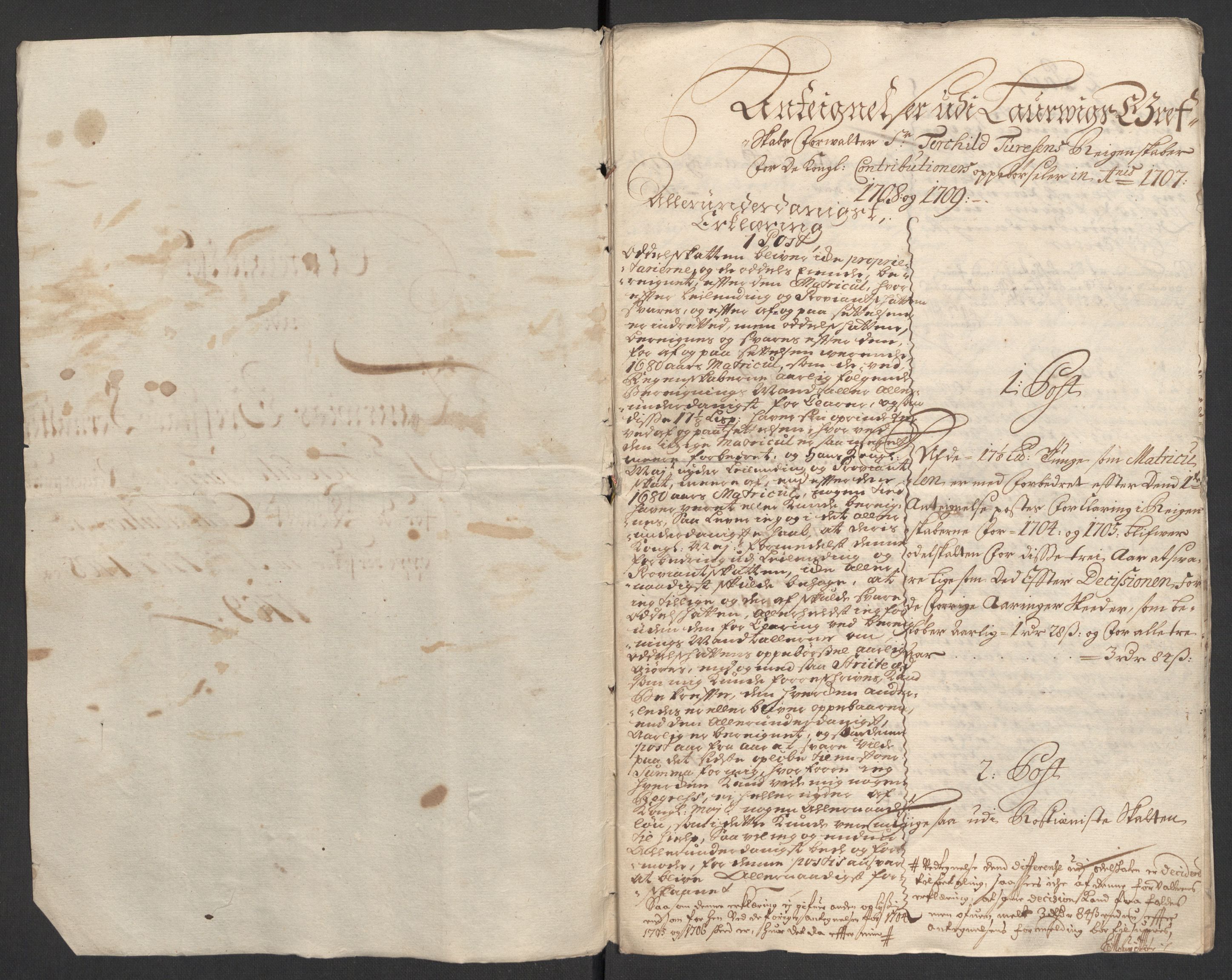 Rentekammeret inntil 1814, Reviderte regnskaper, Fogderegnskap, AV/RA-EA-4092/R33/L1981: Fogderegnskap Larvik grevskap, 1709-1710, s. 204