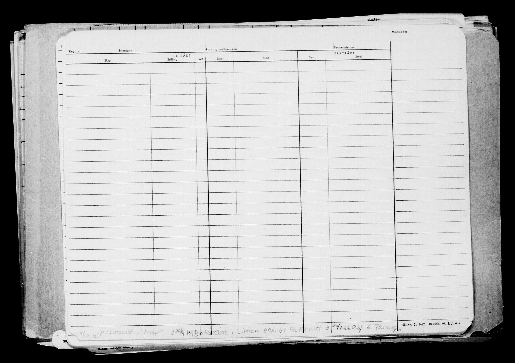 Direktoratet for sjømenn, AV/RA-S-3545/G/Gb/L0136: Hovedkort, 1916, s. 530