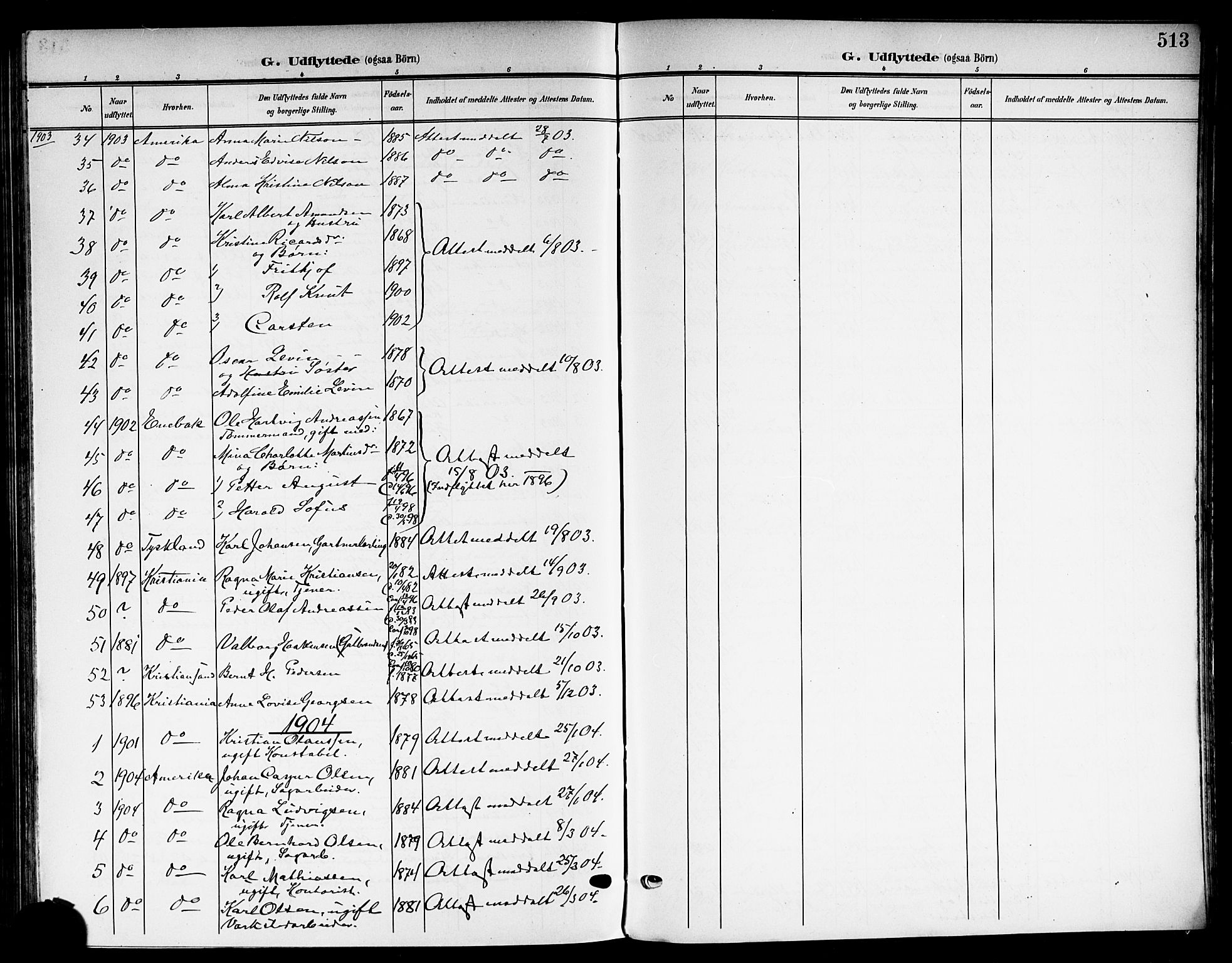 Skedsmo prestekontor Kirkebøker, AV/SAO-A-10033a/G/Ga/L0005b: Klokkerbok nr. I 5B, 1902-1911, s. 513