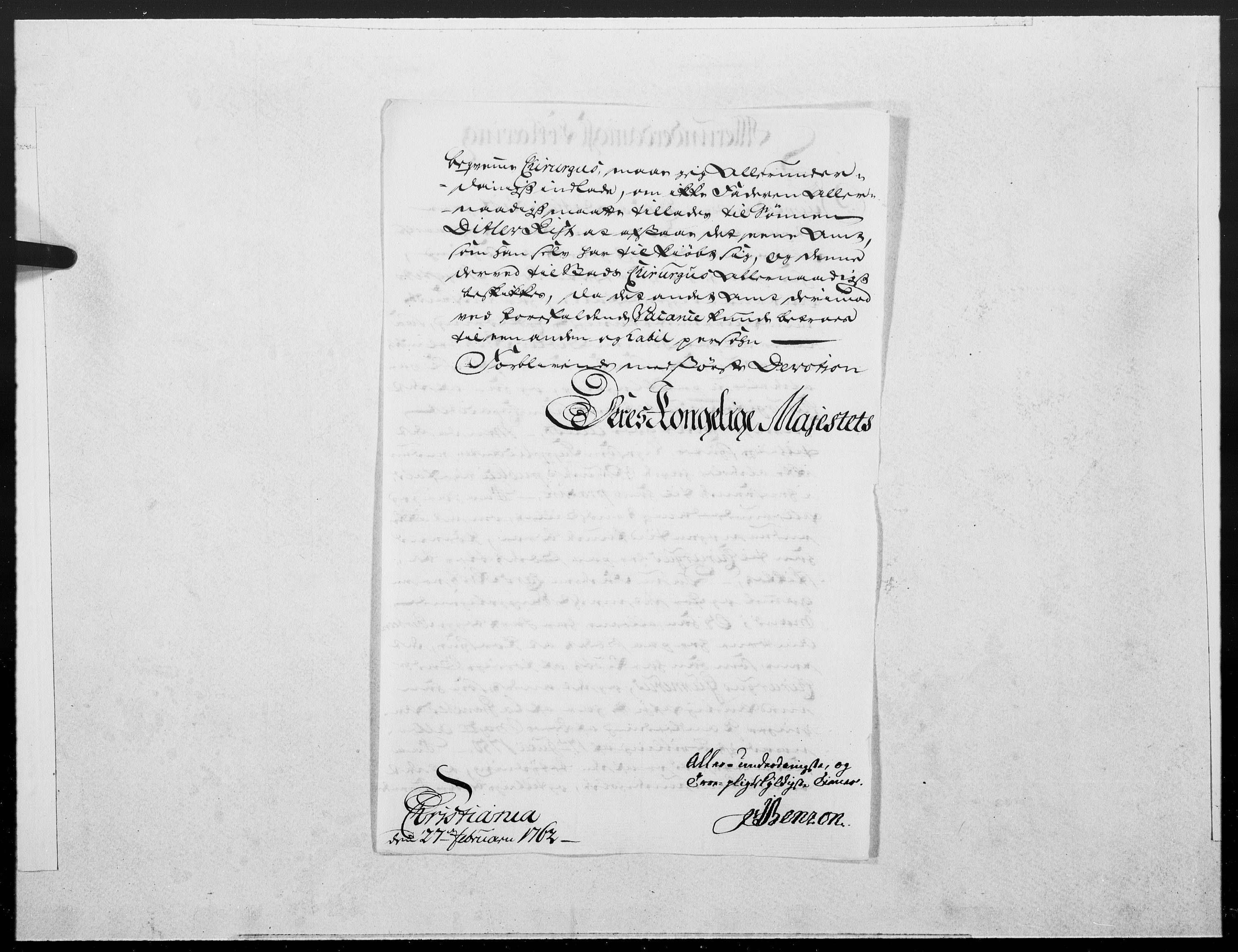 Danske Kanselli 1572-1799, AV/RA-EA-3023/F/Fc/Fcc/Fcca/L0183: Norske innlegg 1572-1799, 1762, s. 226