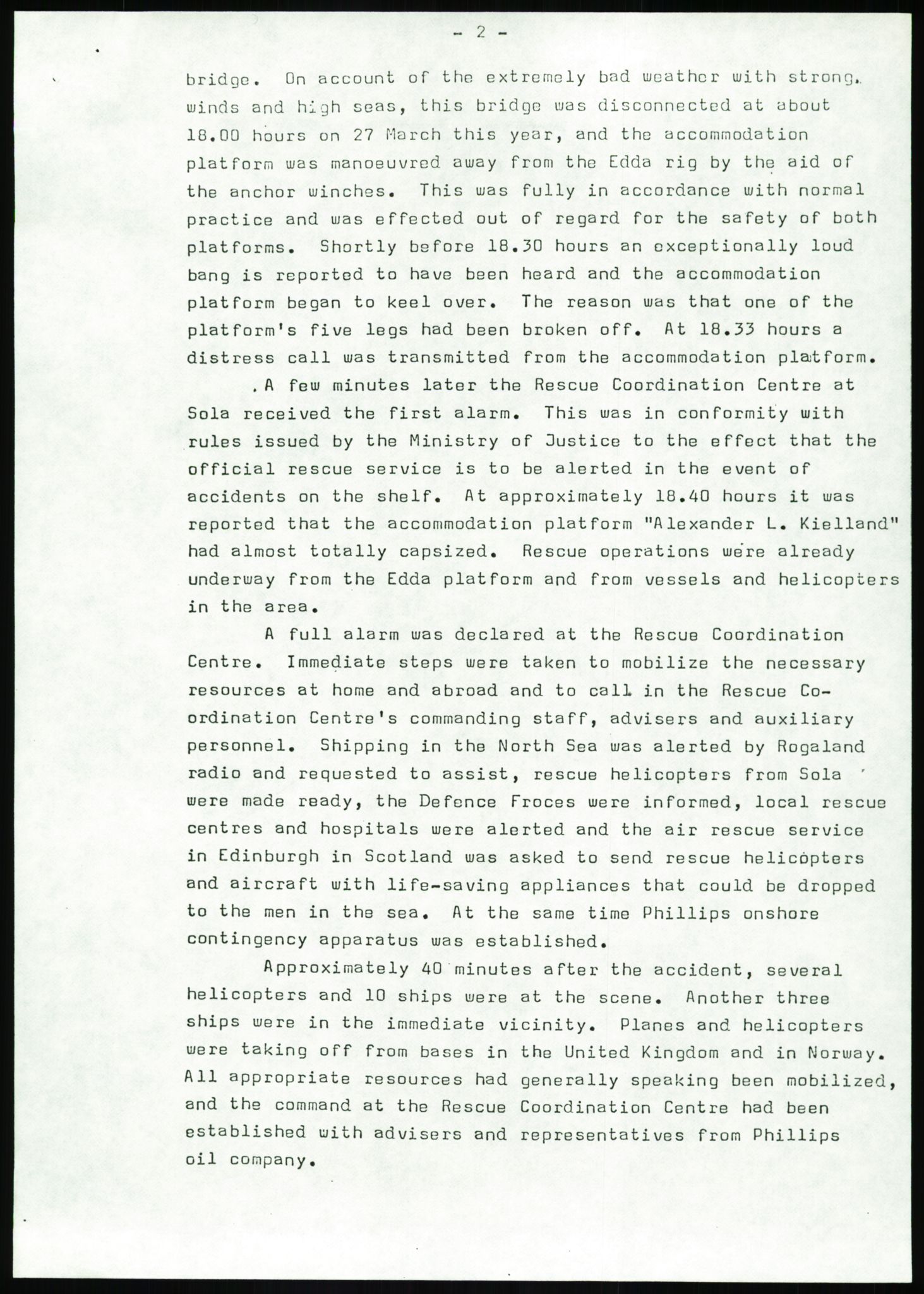 Justisdepartementet, Granskningskommisjonen ved Alexander Kielland-ulykken 27.3.1980, AV/RA-S-1165/D/L0017: P Hjelpefartøy (Doku.liste + P1-P6 av 6)/Q Hovedredningssentralen (Q0-Q27 av 27), 1980-1981, s. 360