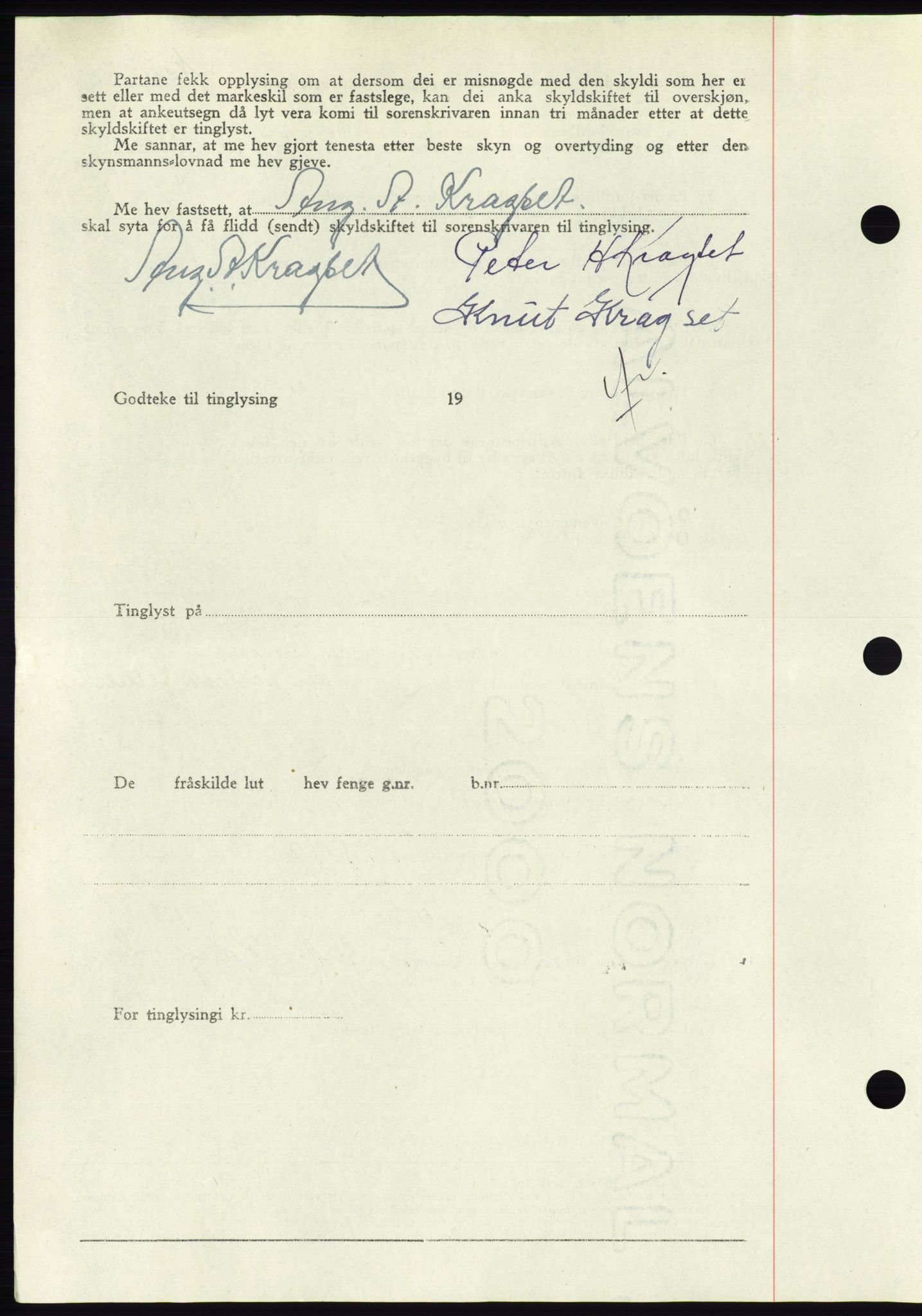 Søre Sunnmøre sorenskriveri, AV/SAT-A-4122/1/2/2C/L0081: Pantebok nr. 7A, 1947-1948, Dagboknr: 1196/1947