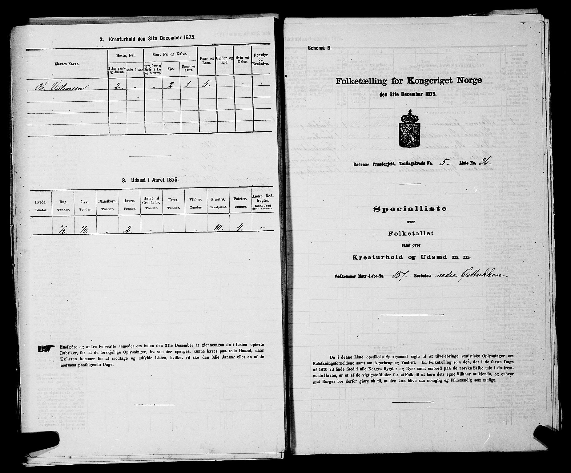 RA, Folketelling 1875 for 0120P Rødenes prestegjeld, 1875, s. 778