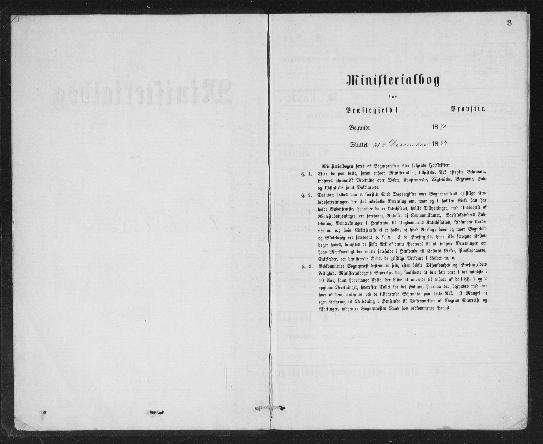 Åsane sokneprestembete, SAB/A-79401/H/Hab: Klokkerbok nr. A 1, 1870-1884, s. 3