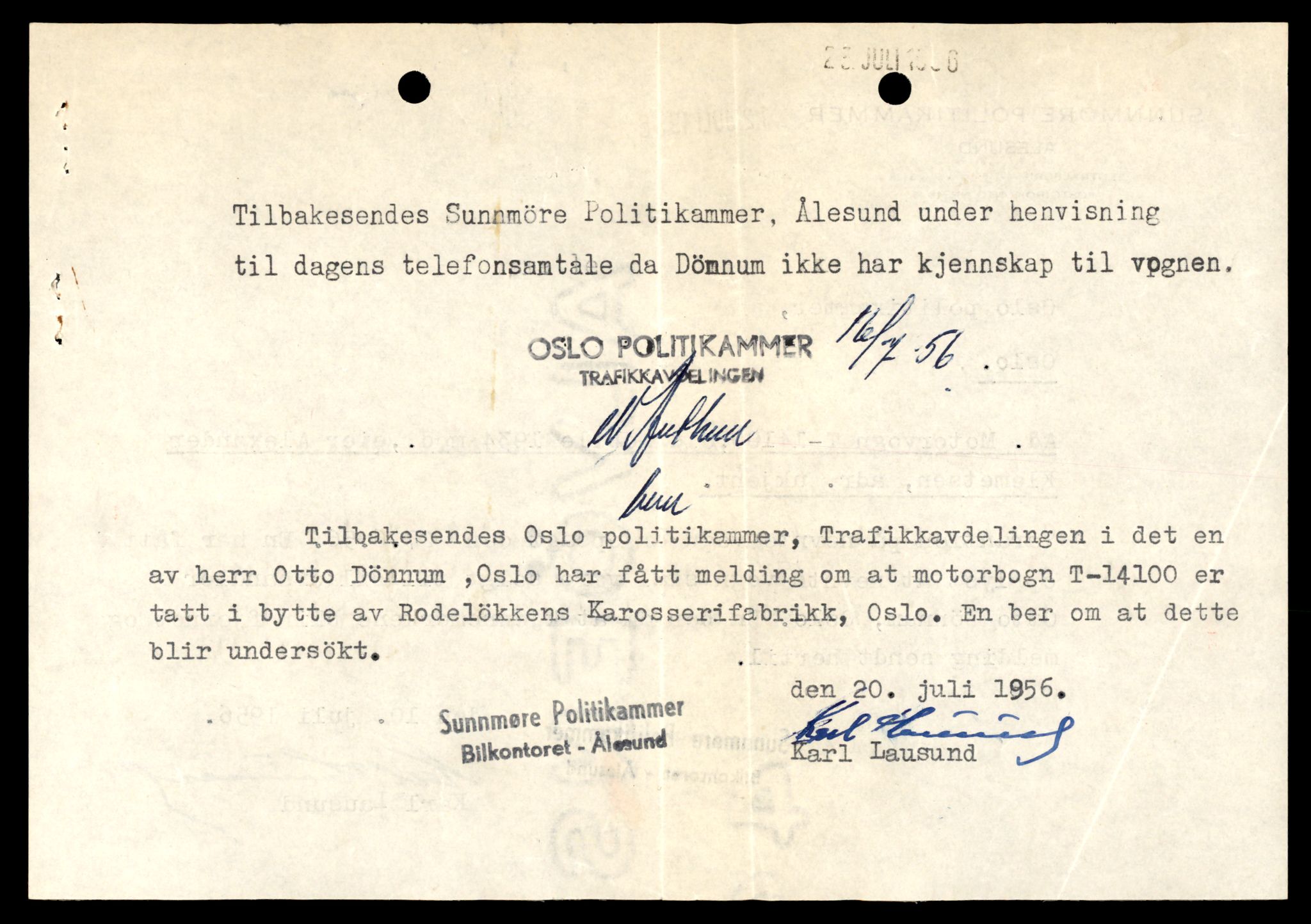 Møre og Romsdal vegkontor - Ålesund trafikkstasjon, AV/SAT-A-4099/F/Fe/L0043: Registreringskort for kjøretøy T 14080 - T 14204, 1927-1998, s. 524