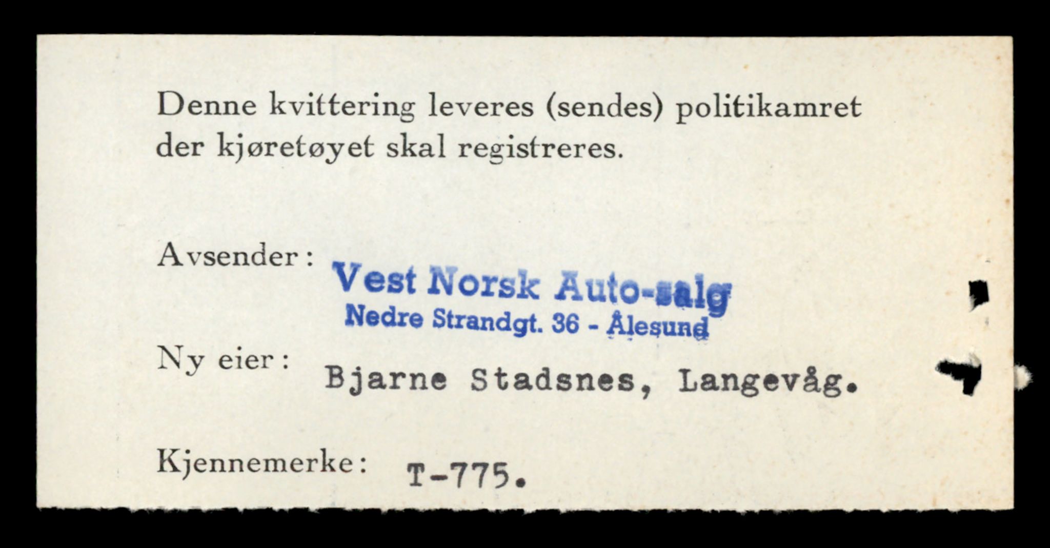 Møre og Romsdal vegkontor - Ålesund trafikkstasjon, AV/SAT-A-4099/F/Fe/L0008: Registreringskort for kjøretøy T 747 - T 894, 1927-1998, s. 882