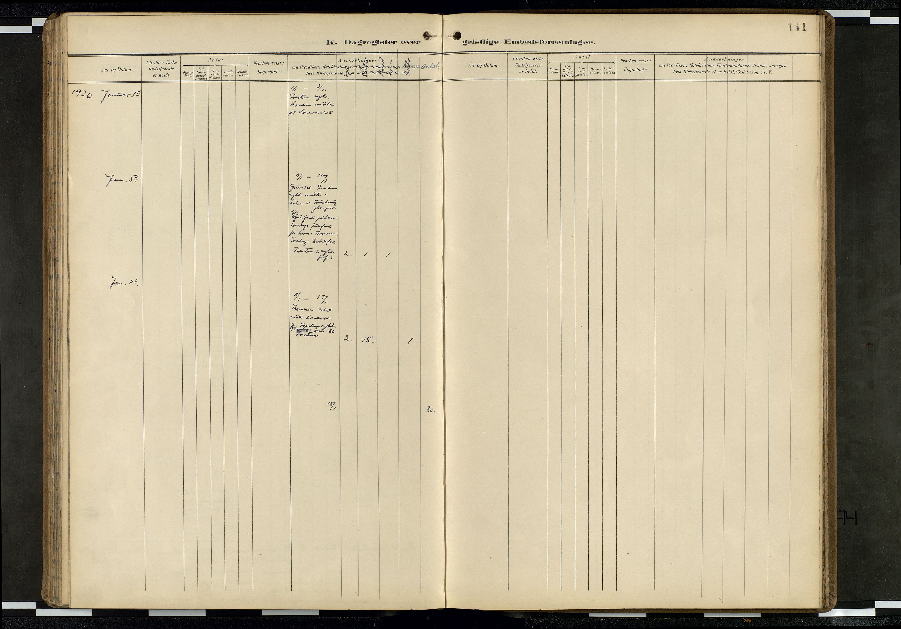Den norske sjømannsmisjon i utlandet/Skotske havner (Leith, Glasgow), SAB/SAB/PA-0100/H/Ha/Haa/L0004: Ministerialbok nr. A 4, 1899-1949, s. 140b-141a