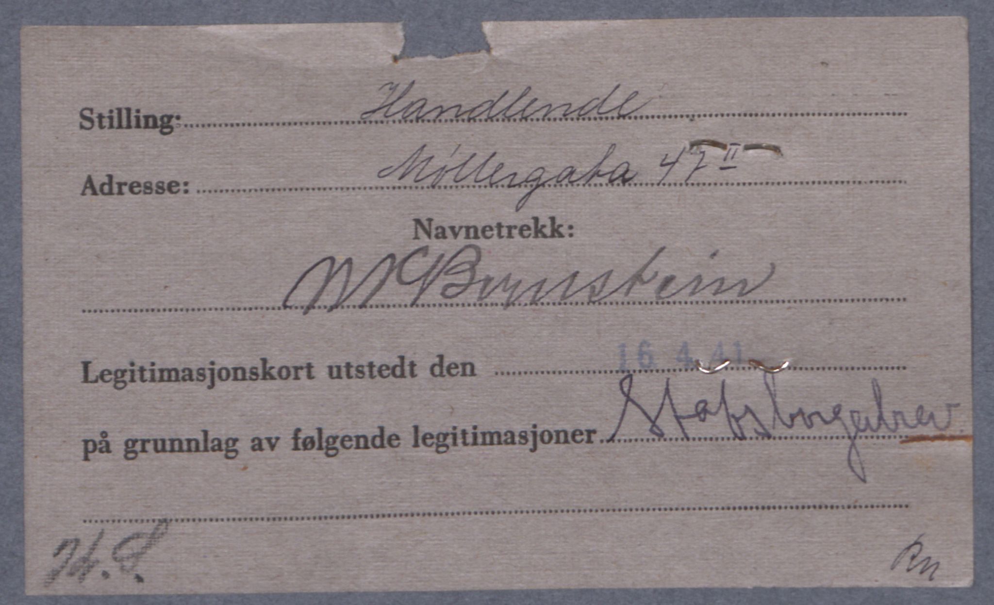 Sosialdepartementet, Våre Falne, AV/RA-S-1708/E/Ee/L0021A: Fotografier av jøder på legitimasjonskort (1941-42), 1941-1942, s. 38