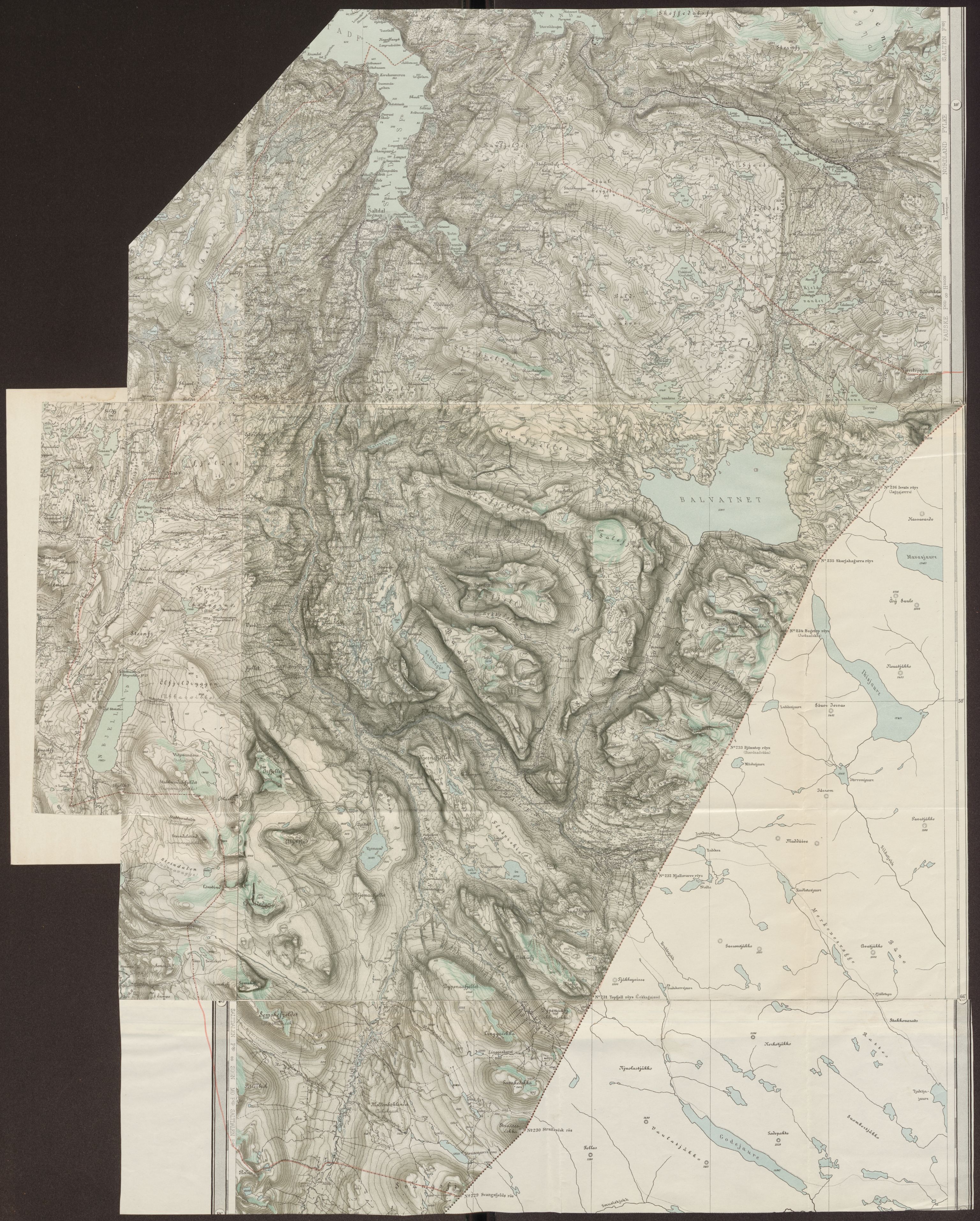 Instituttet for sammenlignende kulturforskning, AV/RA-PA-0424/F/Fc/L0016/0002: Eske B16: / Nordland (perm XLVII), 1932-1936