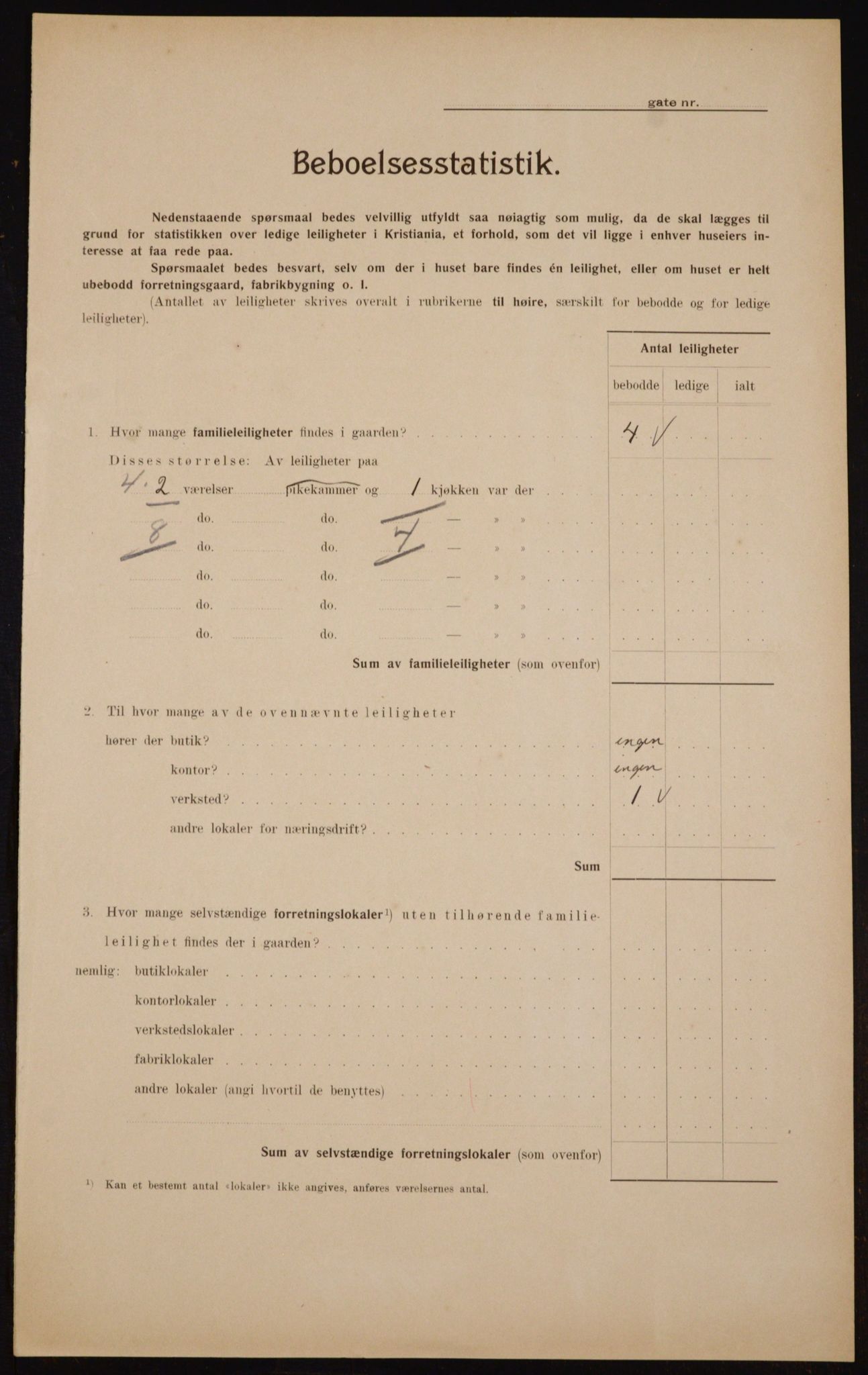 OBA, Kommunal folketelling 1.2.1910 for Kristiania, 1910, s. 4820