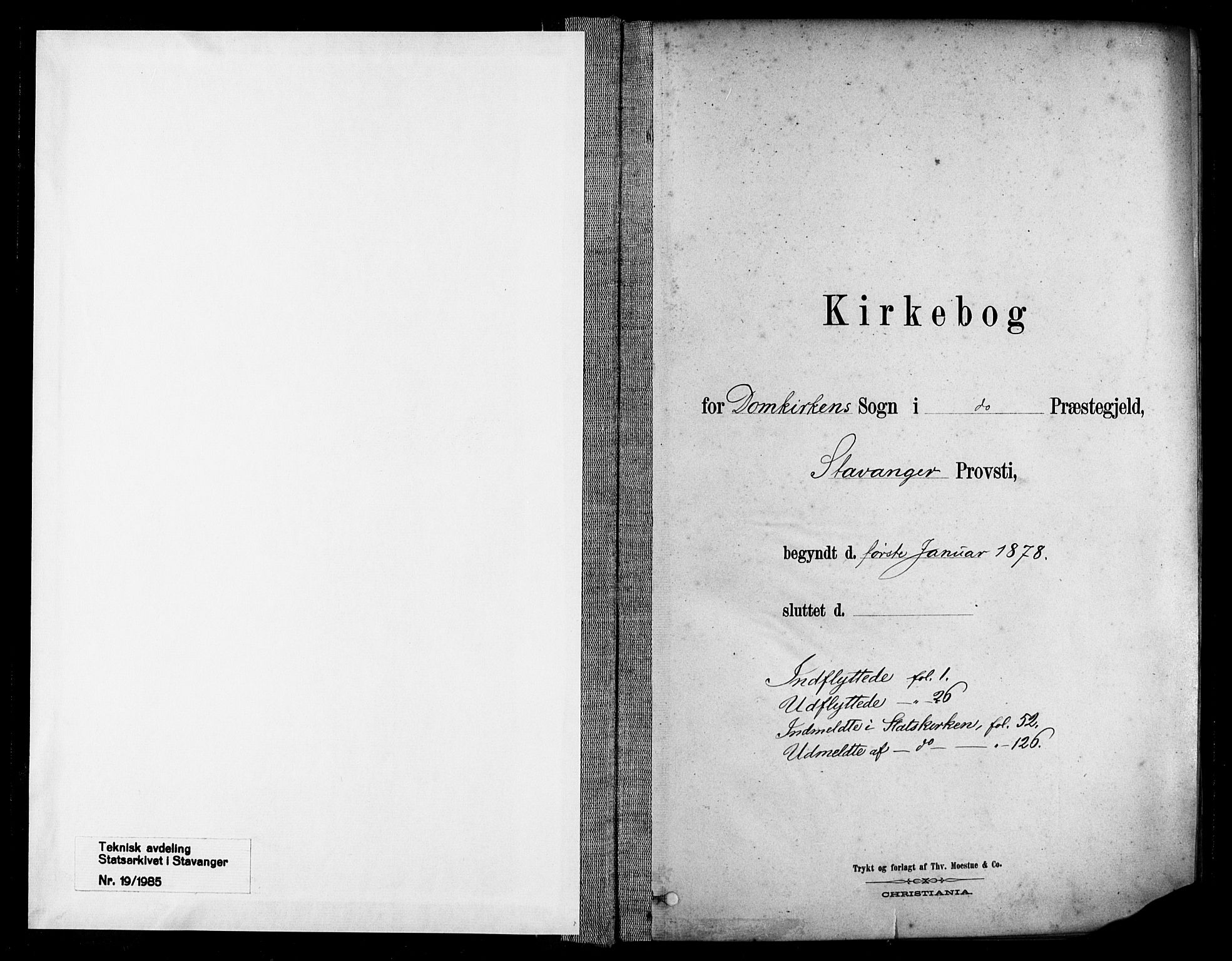 Domkirken sokneprestkontor, SAST/A-101812/001/30/30BA/L0025: Ministerialbok nr. A 24, 1877-1927