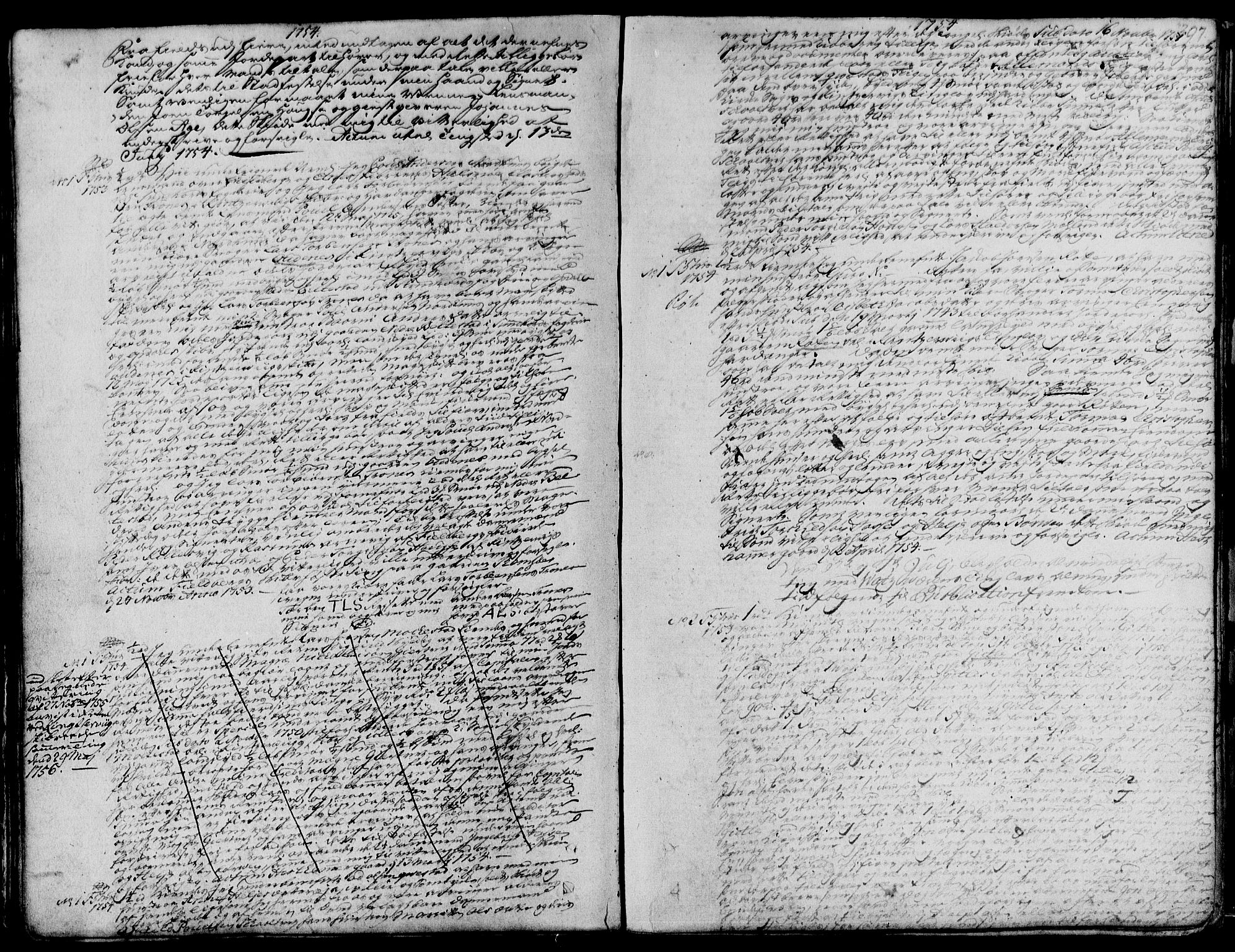Hardanger og Voss sorenskriveri, SAB/A-2501/2/2B/2Bd/L0003: Pantebok nr. II.B.d.2b, 1750-1762, s. 397