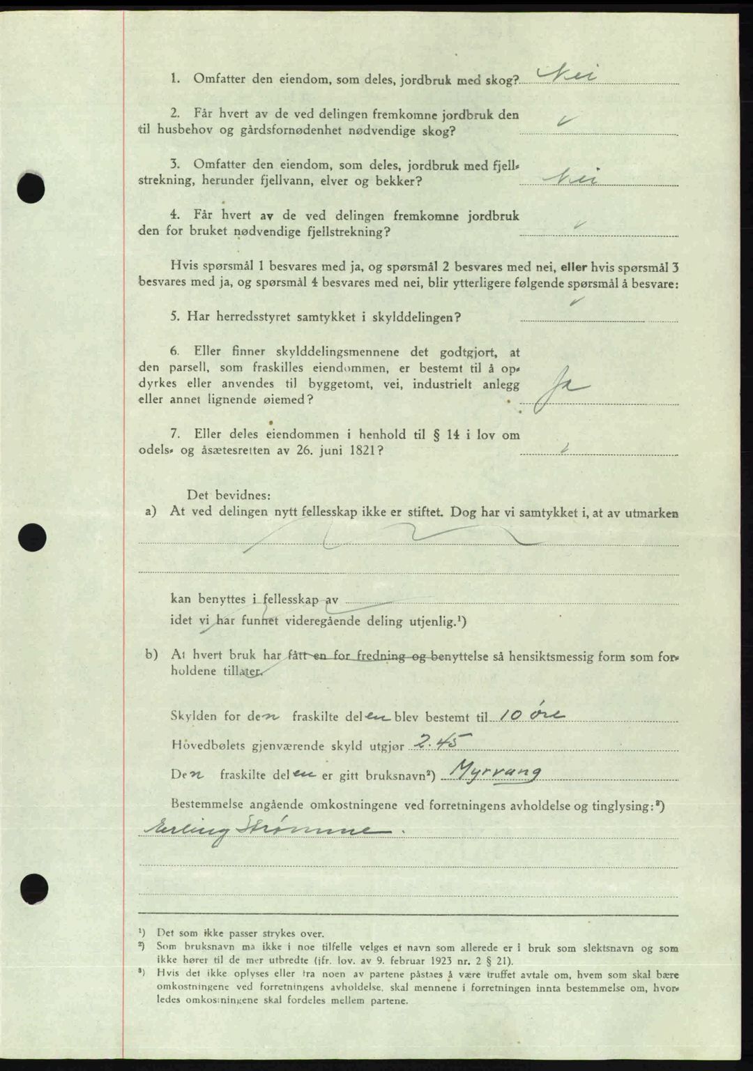 Romsdal sorenskriveri, AV/SAT-A-4149/1/2/2C: Pantebok nr. A22, 1947-1947, Dagboknr: 124/1947