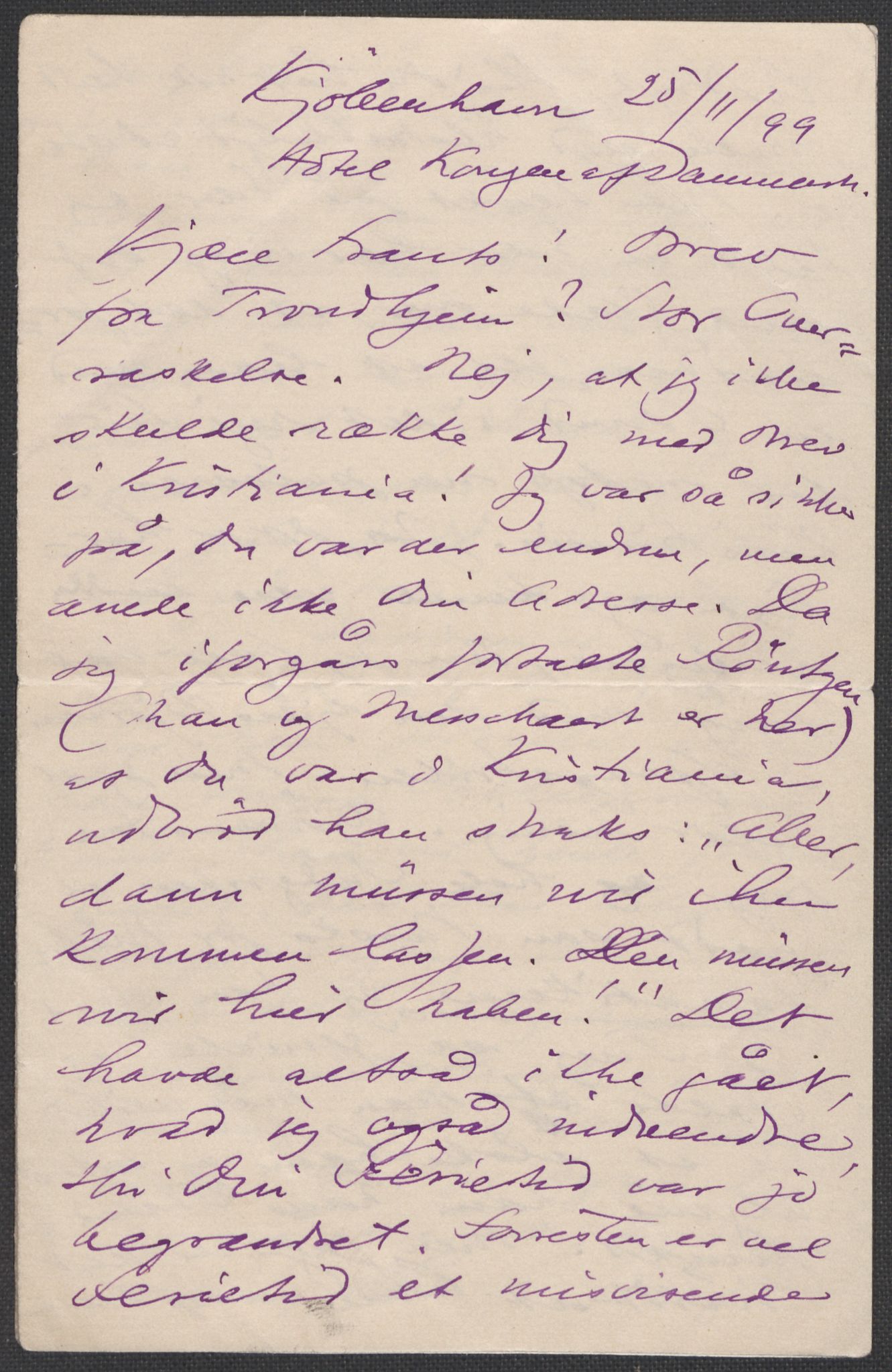 Beyer, Frants, RA/PA-0132/F/L0001: Brev fra Edvard Grieg til Frantz Beyer og "En del optegnelser som kan tjene til kommentar til brevene" av Marie Beyer, 1872-1907, s. 560