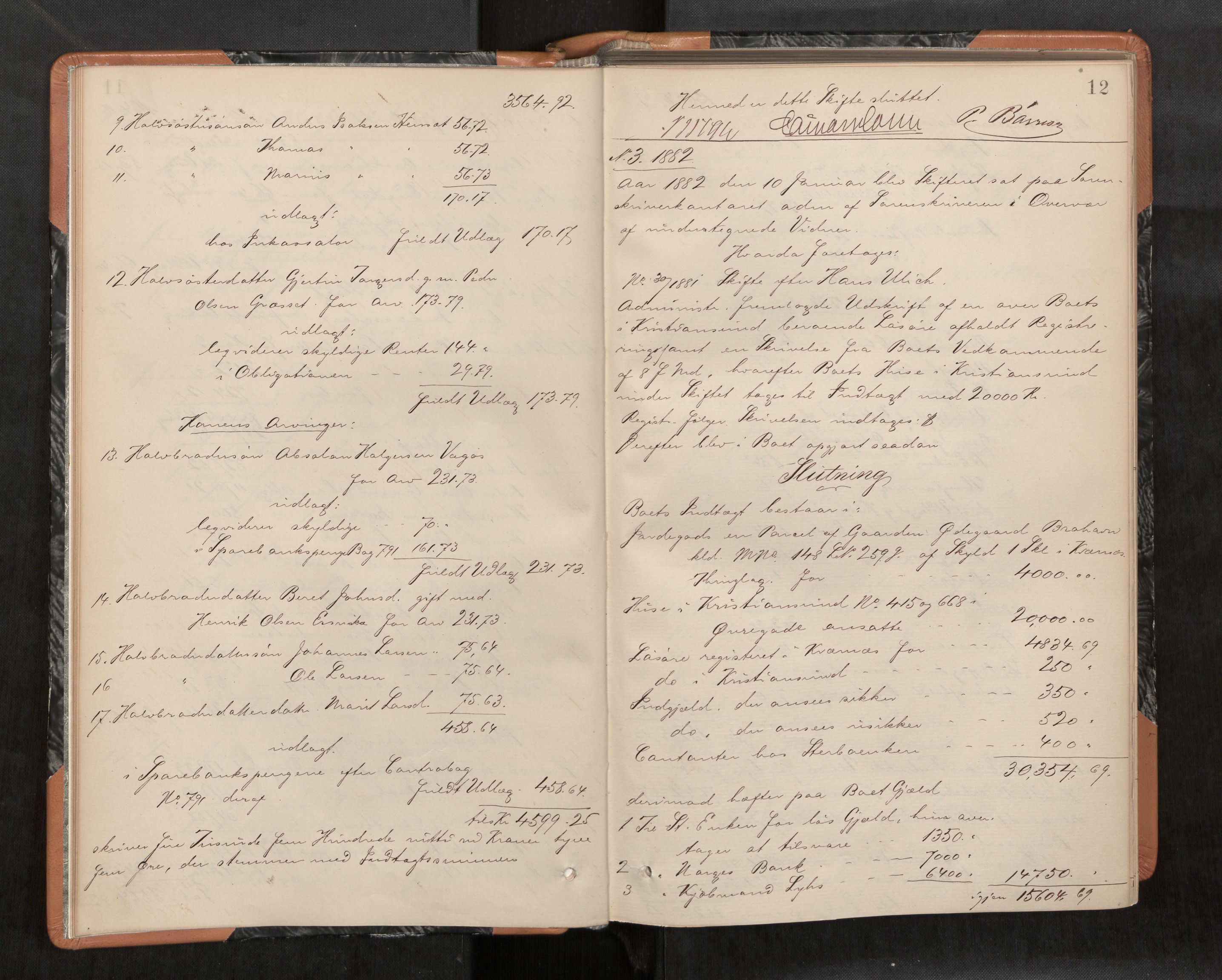Nordmøre sorenskriveri, AV/SAT-A-4132/1/3/3A/L0039: Utlodningsprotokoll nr. 08, 1881-1885, s. 12