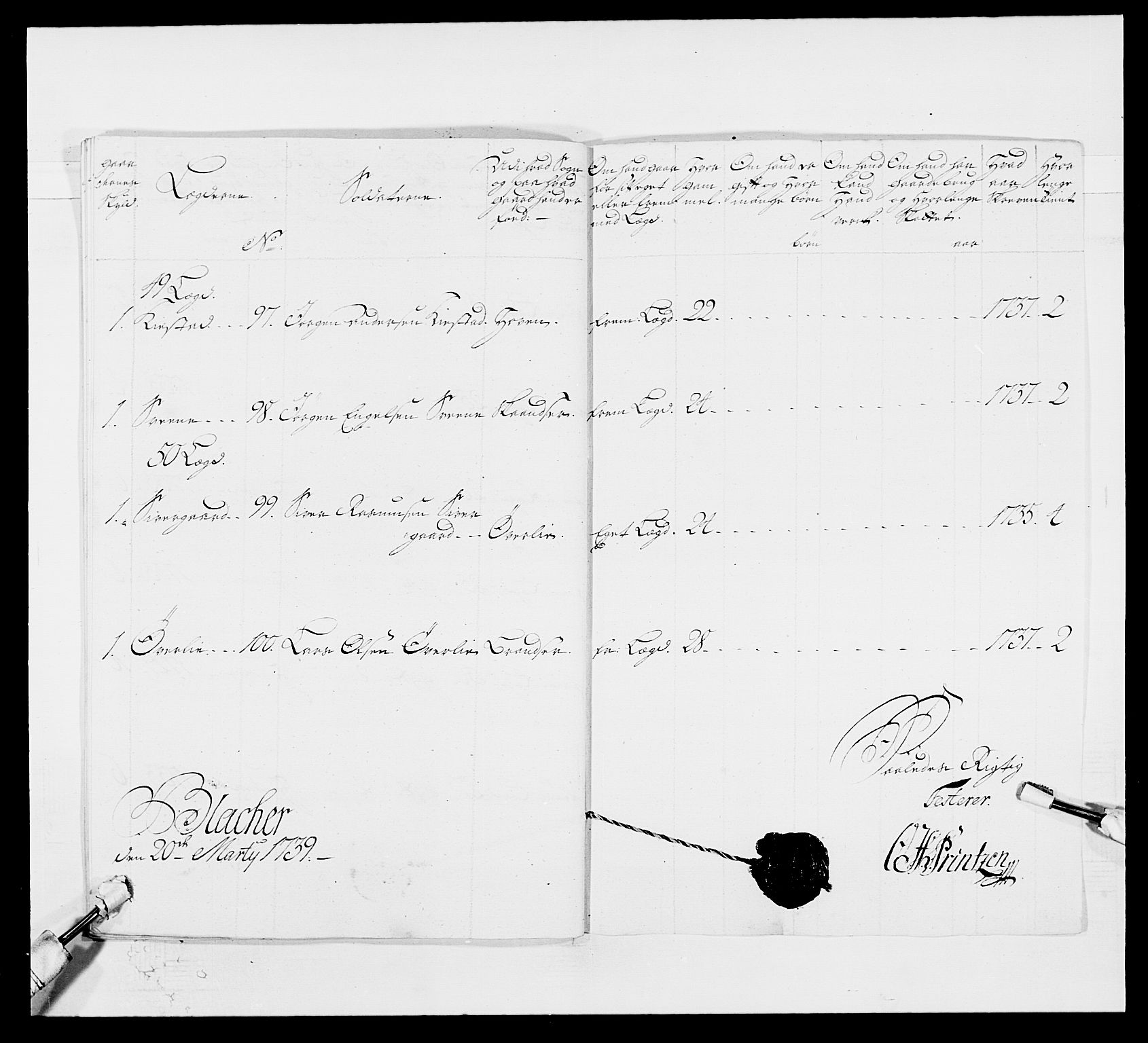 Kommanderende general (KG I) med Det norske krigsdirektorium, AV/RA-EA-5419/E/Ea/L0502: 1. Opplandske regiment, 1720-1743, s. 352