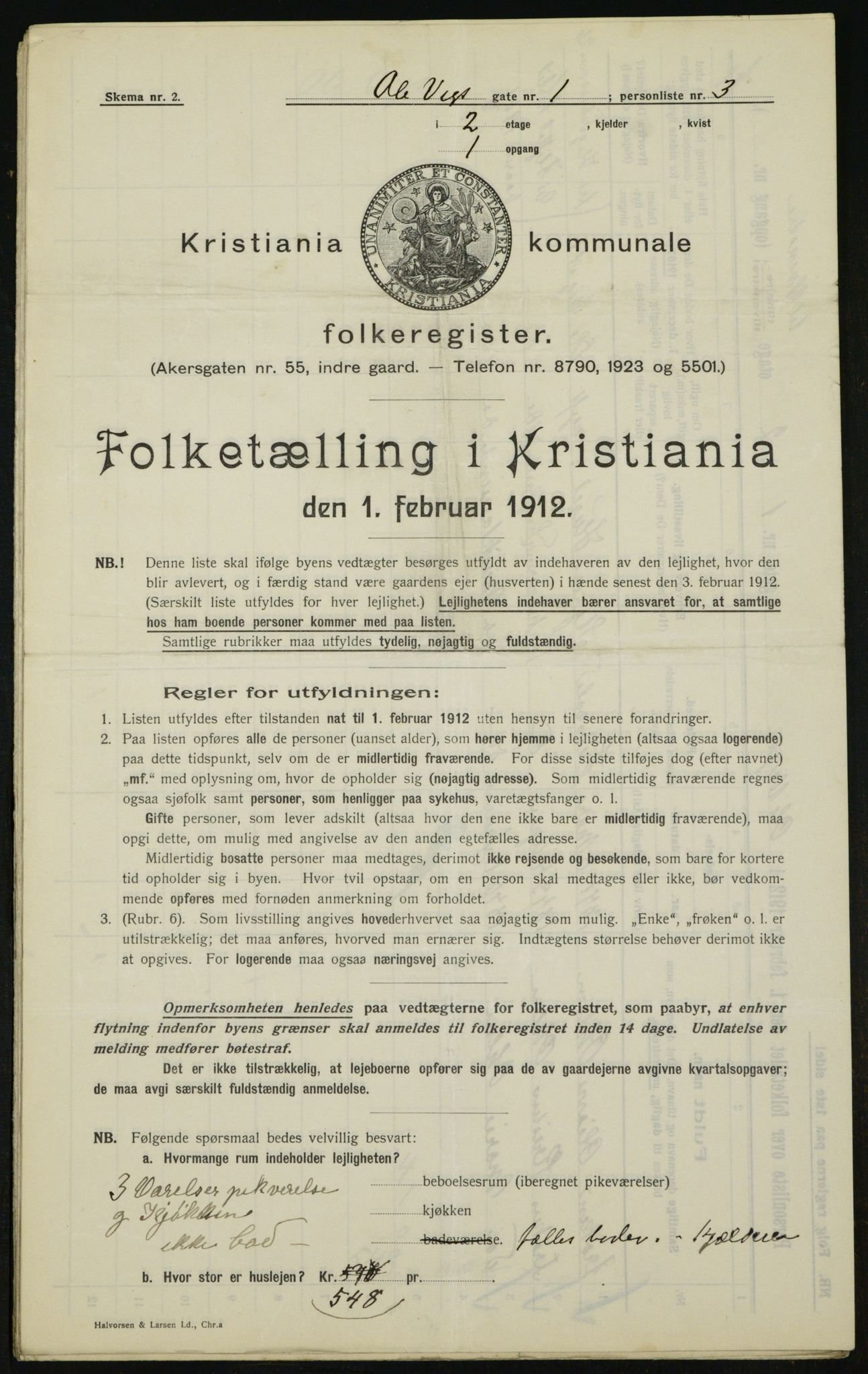 OBA, Kommunal folketelling 1.2.1912 for Kristiania, 1912, s. 76028