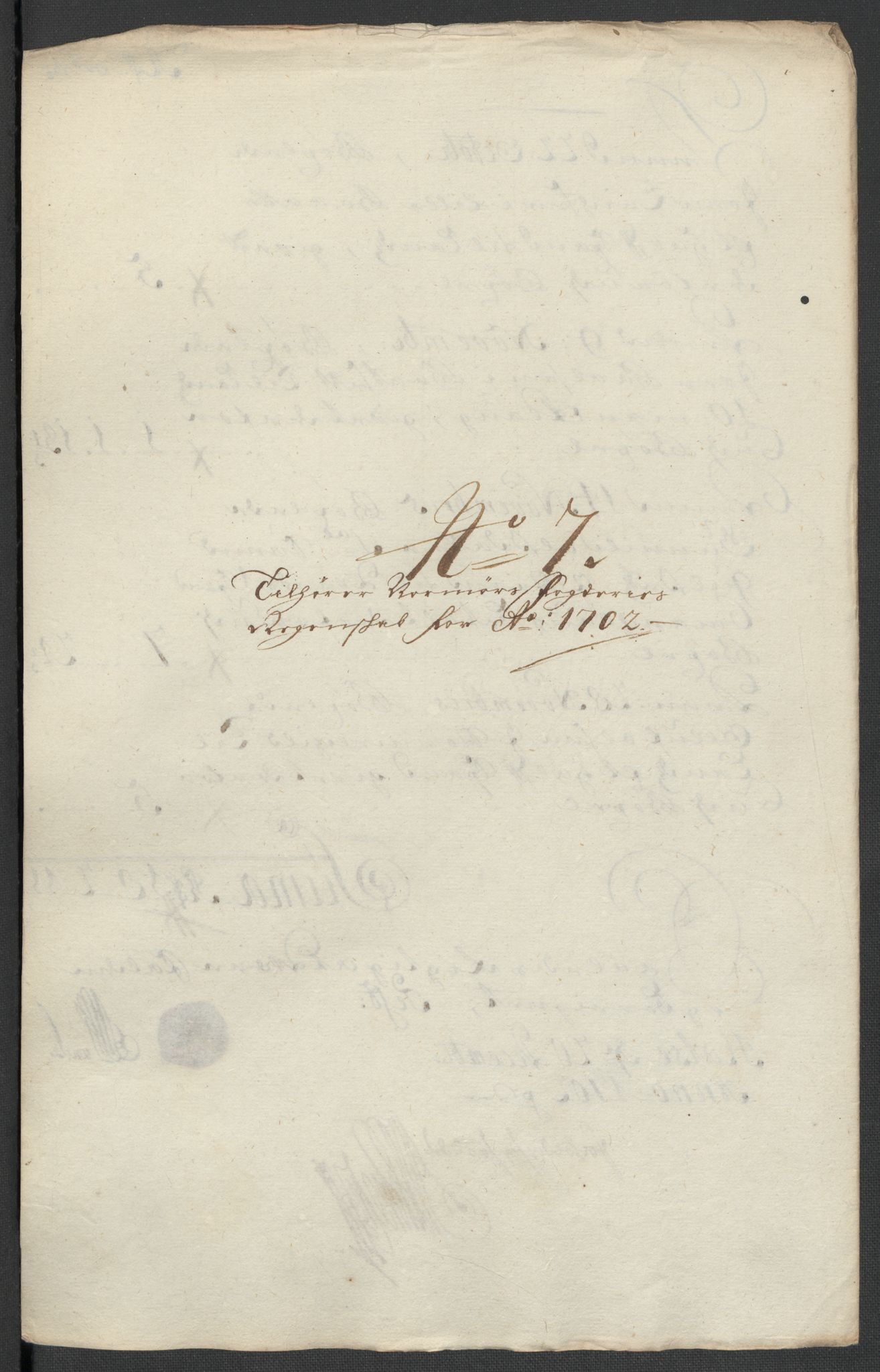 Rentekammeret inntil 1814, Reviderte regnskaper, Fogderegnskap, RA/EA-4092/R56/L3739: Fogderegnskap Nordmøre, 1700-1702, s. 441