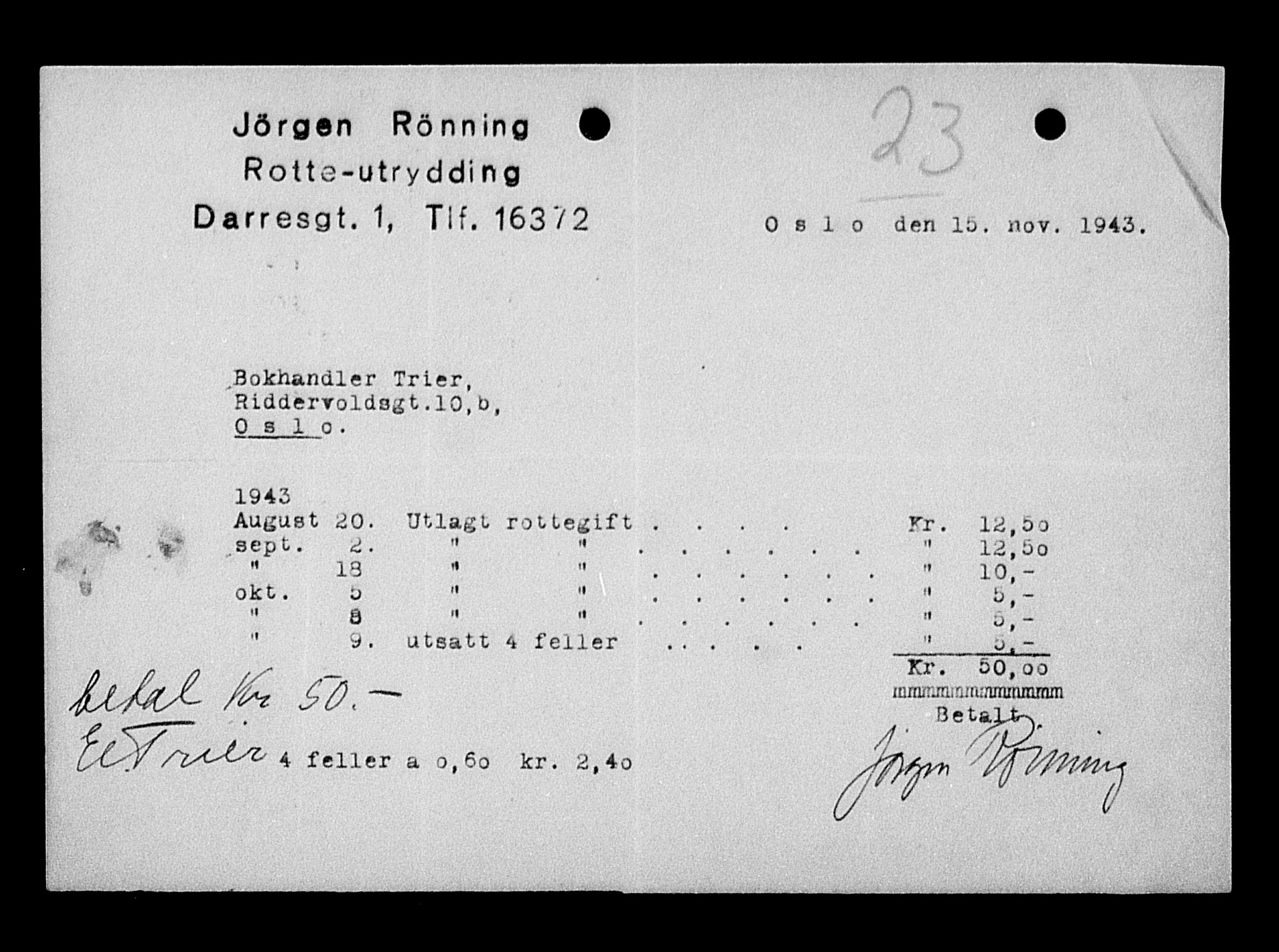 Justisdepartementet, Tilbakeføringskontoret for inndratte formuer, AV/RA-S-1564/H/Hc/Hcc/L0984: --, 1945-1947, s. 437