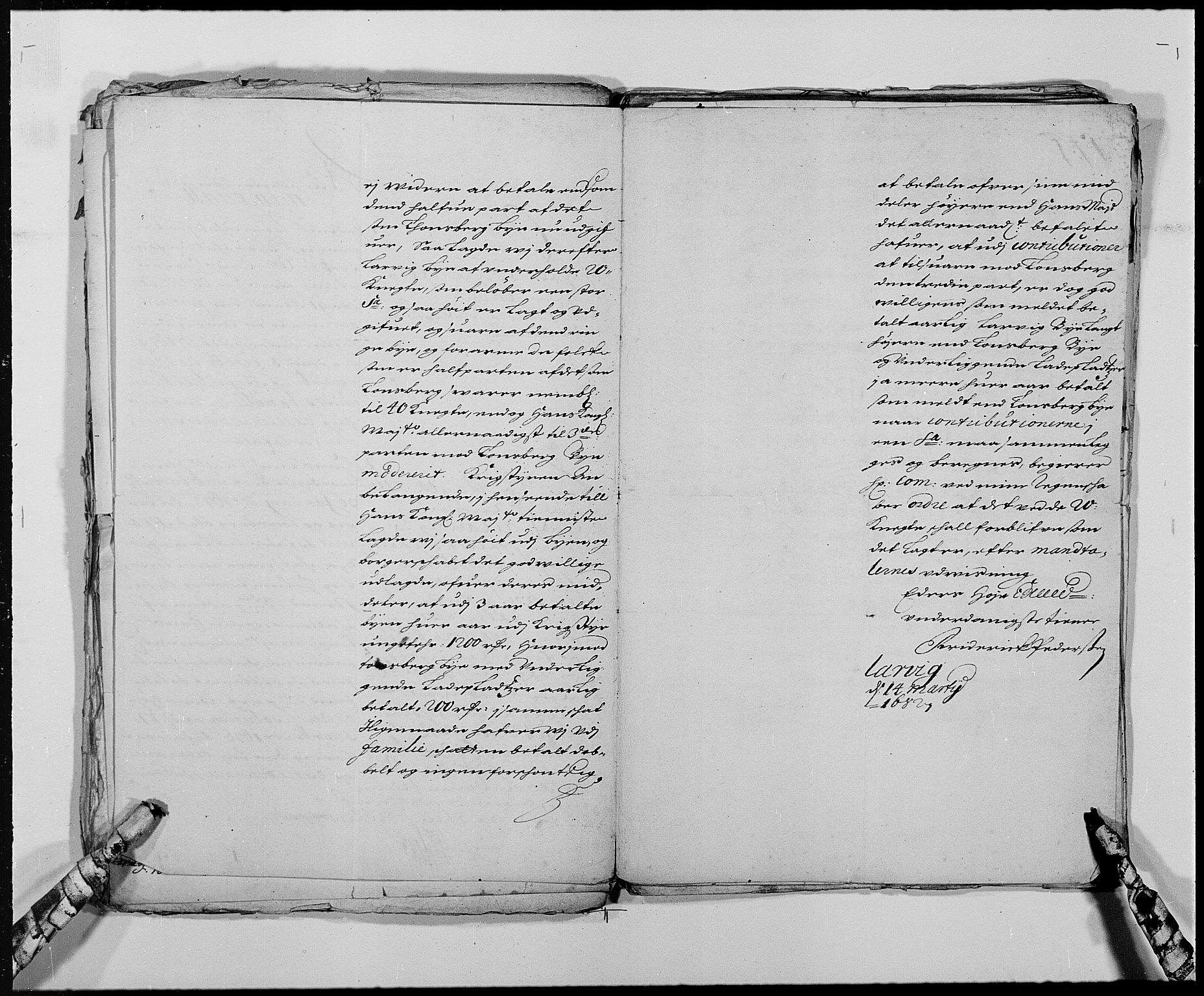 Rentekammeret inntil 1814, Reviderte regnskaper, Byregnskaper, RA/EA-4066/R/Ri/L0177: [I1] Kontribusjonsregnskap, 1675-1689, s. 34