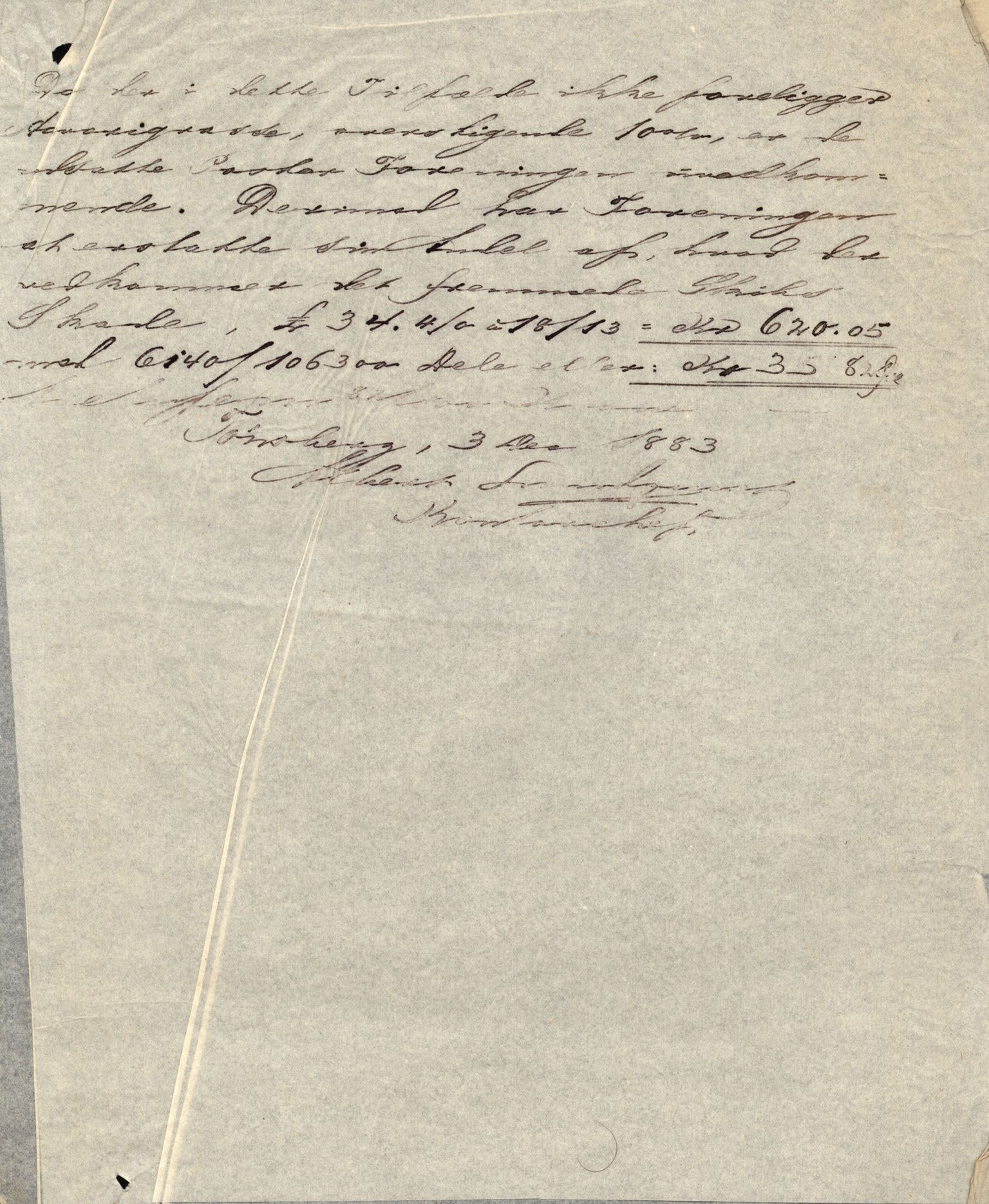 Pa 63 - Østlandske skibsassuranceforening, VEMU/A-1079/G/Ga/L0016/0016: Havaridokumenter / St. Petersburg, Ariel, B.M. Width, Aron, 1883, s. 27