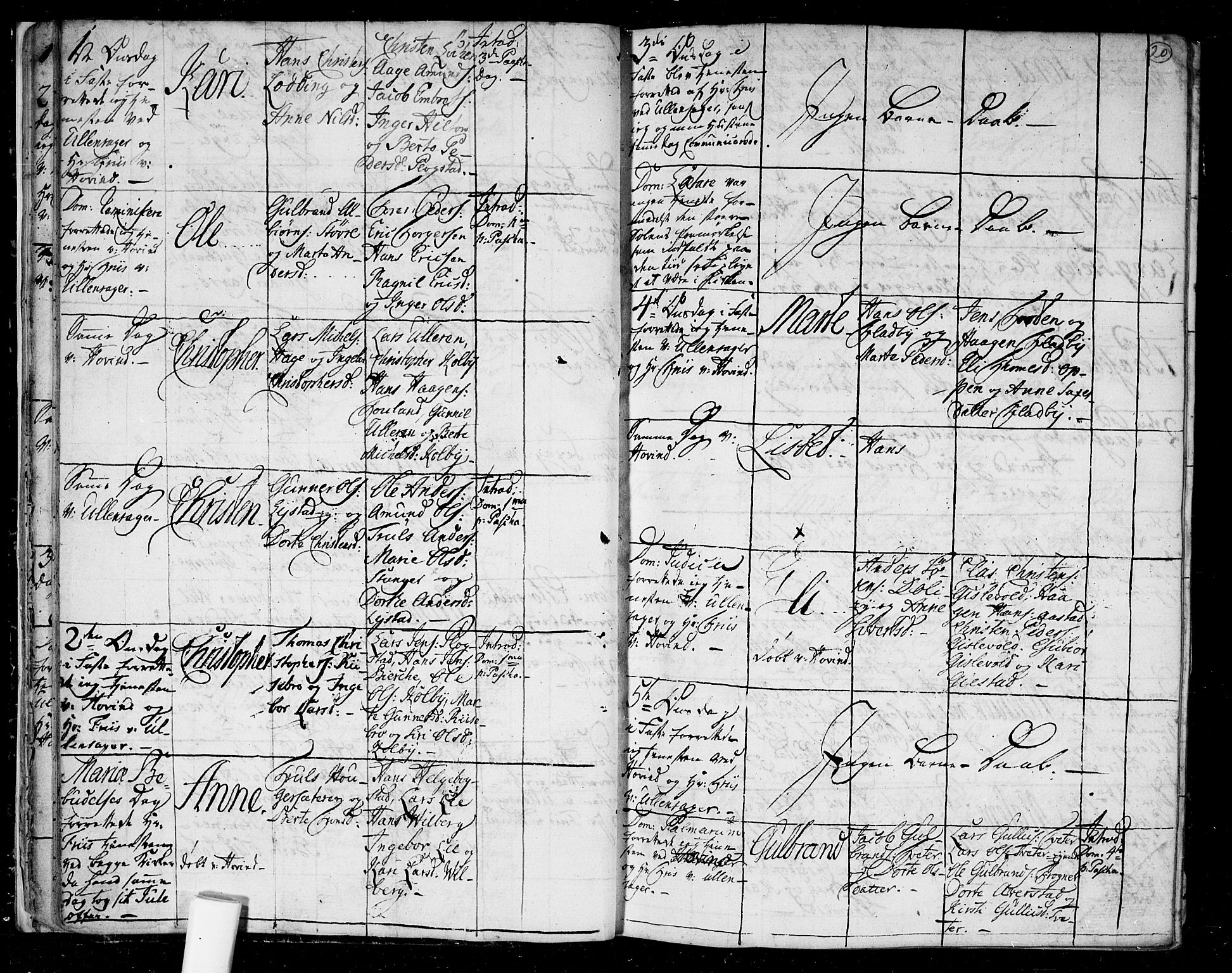 Ullensaker prestekontor Kirkebøker, AV/SAO-A-10236a/F/Fa/L0006: Ministerialbok nr. I 6, 1762-1785, s. 20
